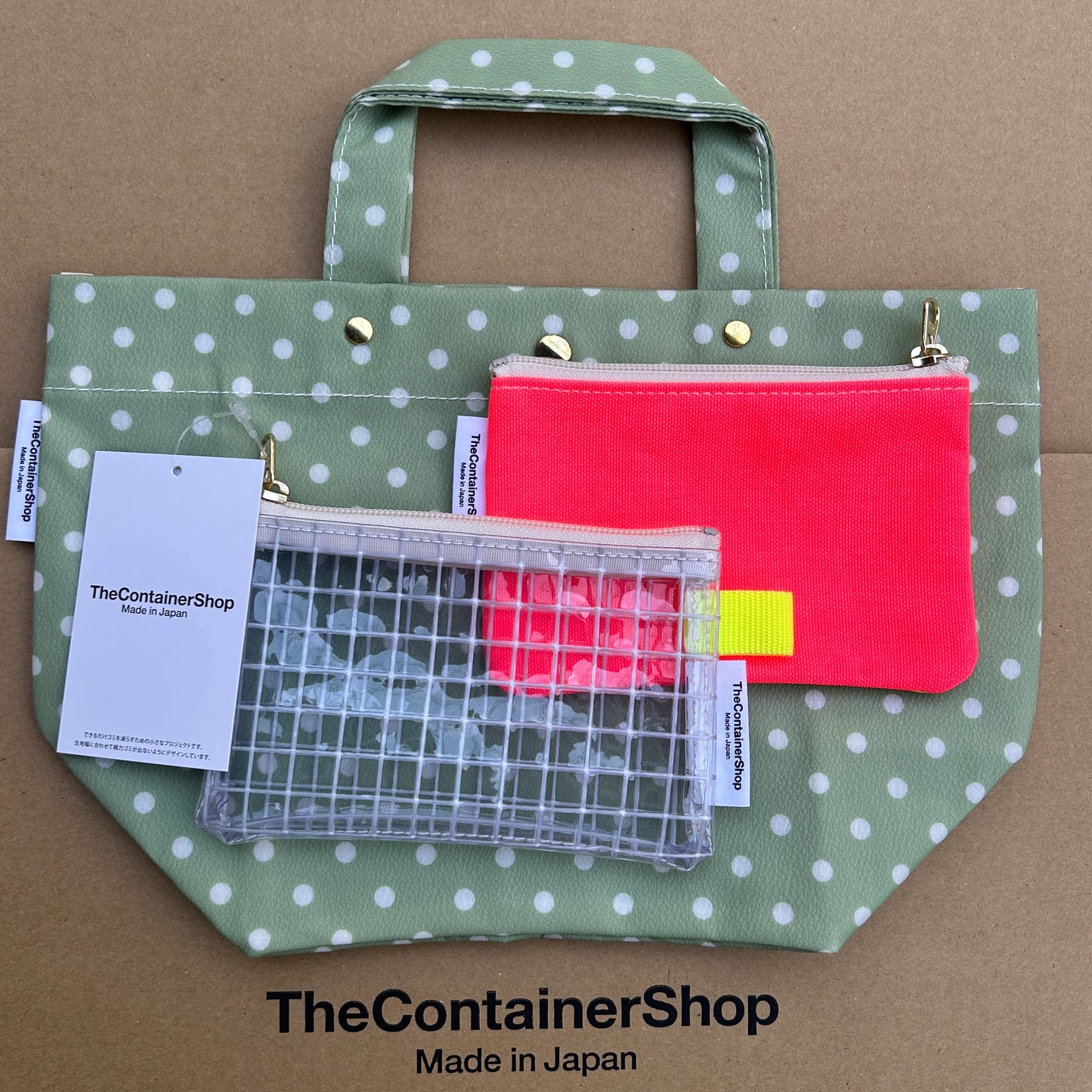 Until July 31st <Dot Print> (1 bag, 2 pouches)