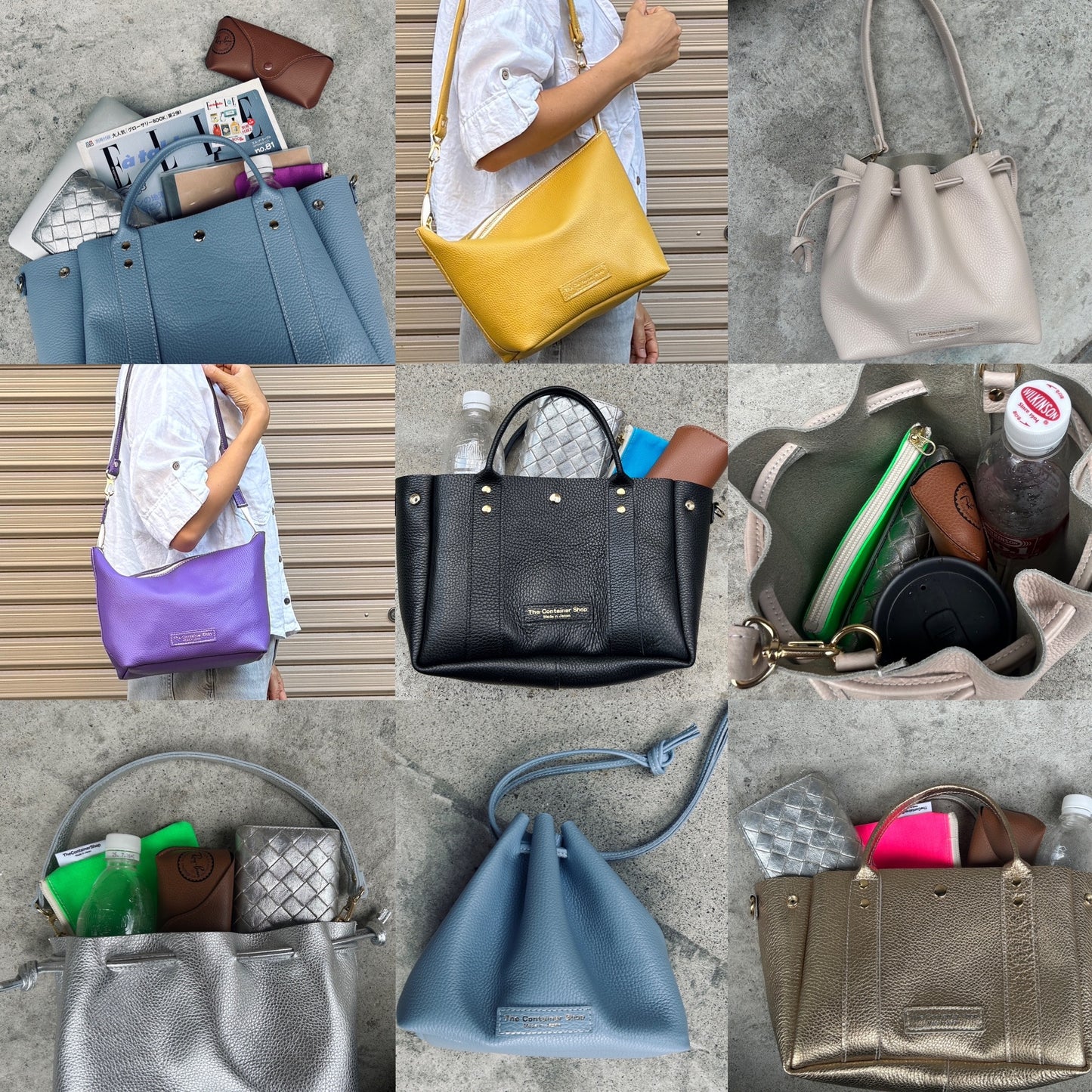 Last 1) Cow Leather 3ways (Sholder Bag S) Argento