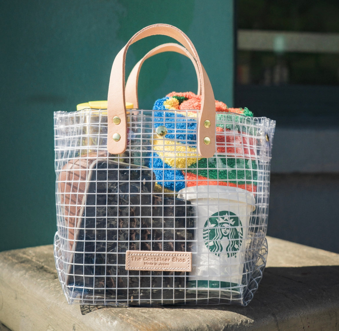"Clear Bag" Industrial Materials(Tanned Leather)/WM