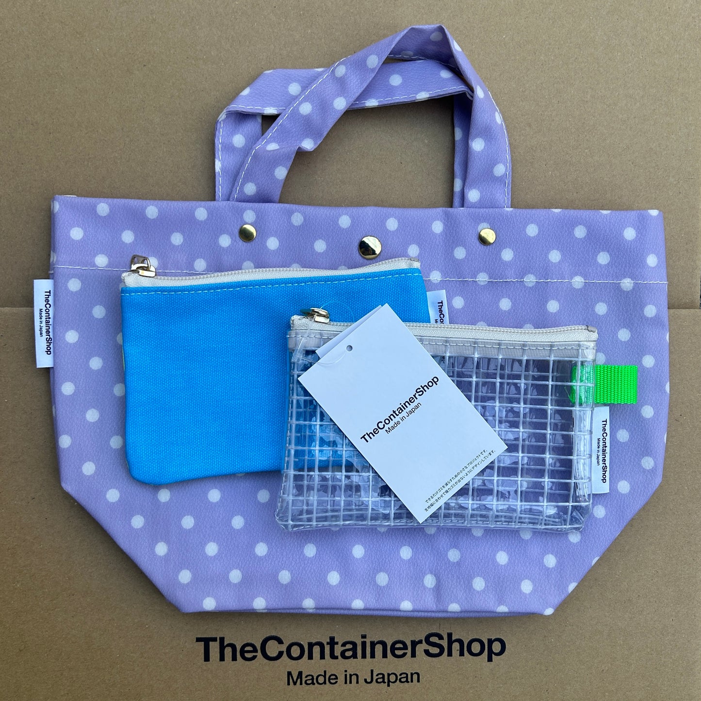 Until July 31st <Dot Print> (1 bag, 2 pouches)