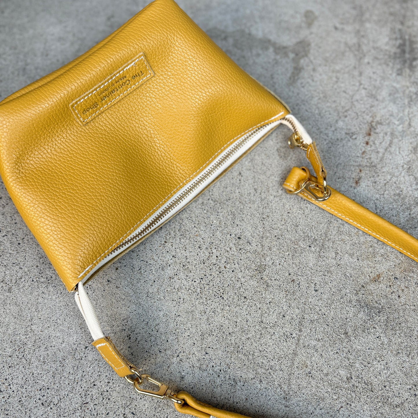Cow Leather 3ways(Sholder Bag M) Curry