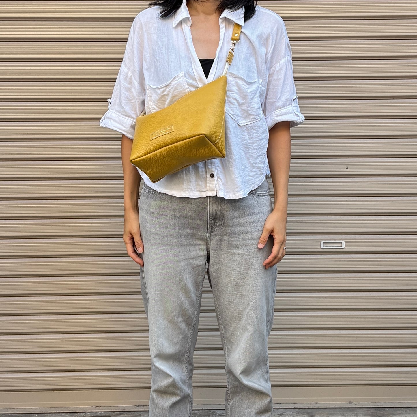 Cow Leather 3ways(Sholder Bag M) Curry