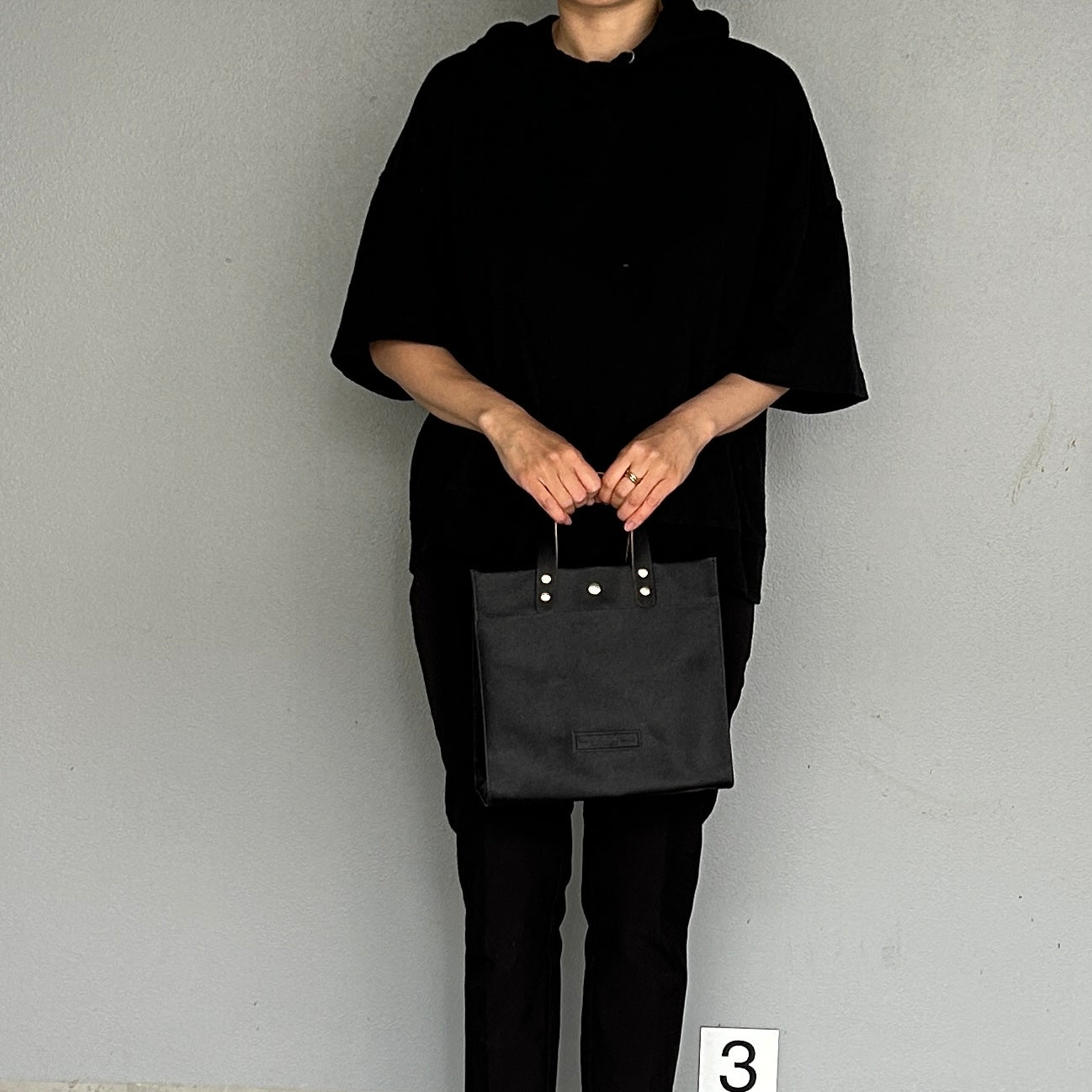 「軽くて拭ける」Coated PVC(レクタングルM) BLACK