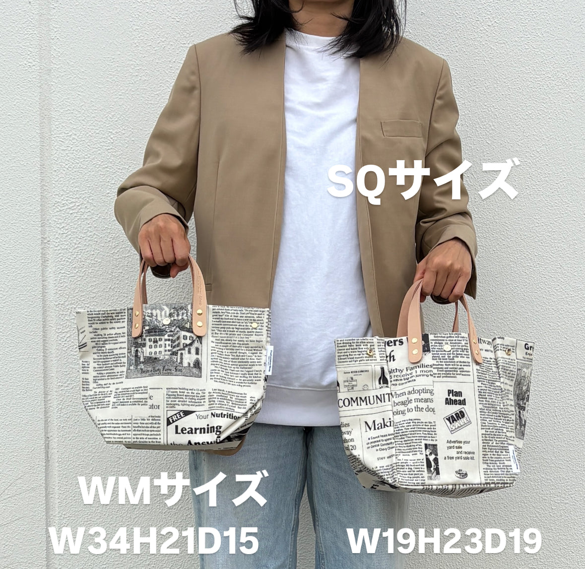 「軽くて拭ける」Coated PVC(丸底バッグ)Pansy
