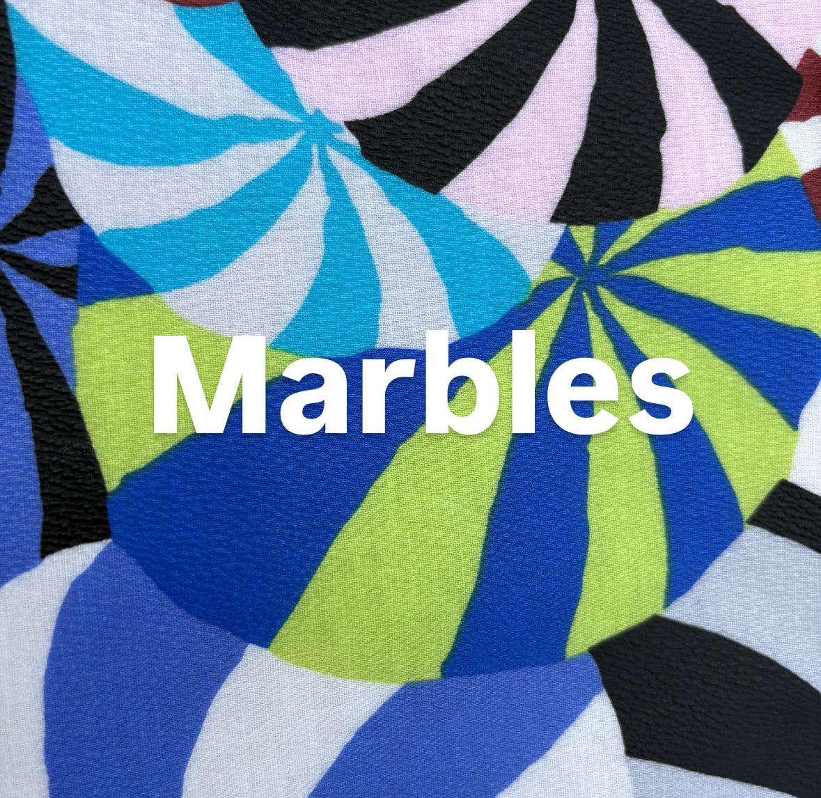 「軽くて拭ける」Coated PVC(WM) Marbles