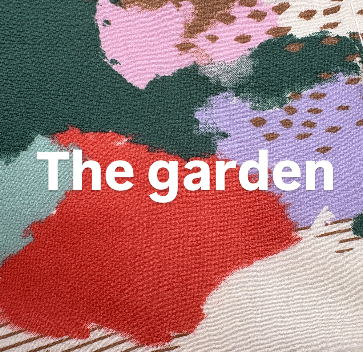 「軽くて拭ける」Coated PVC(SQ)The Garden