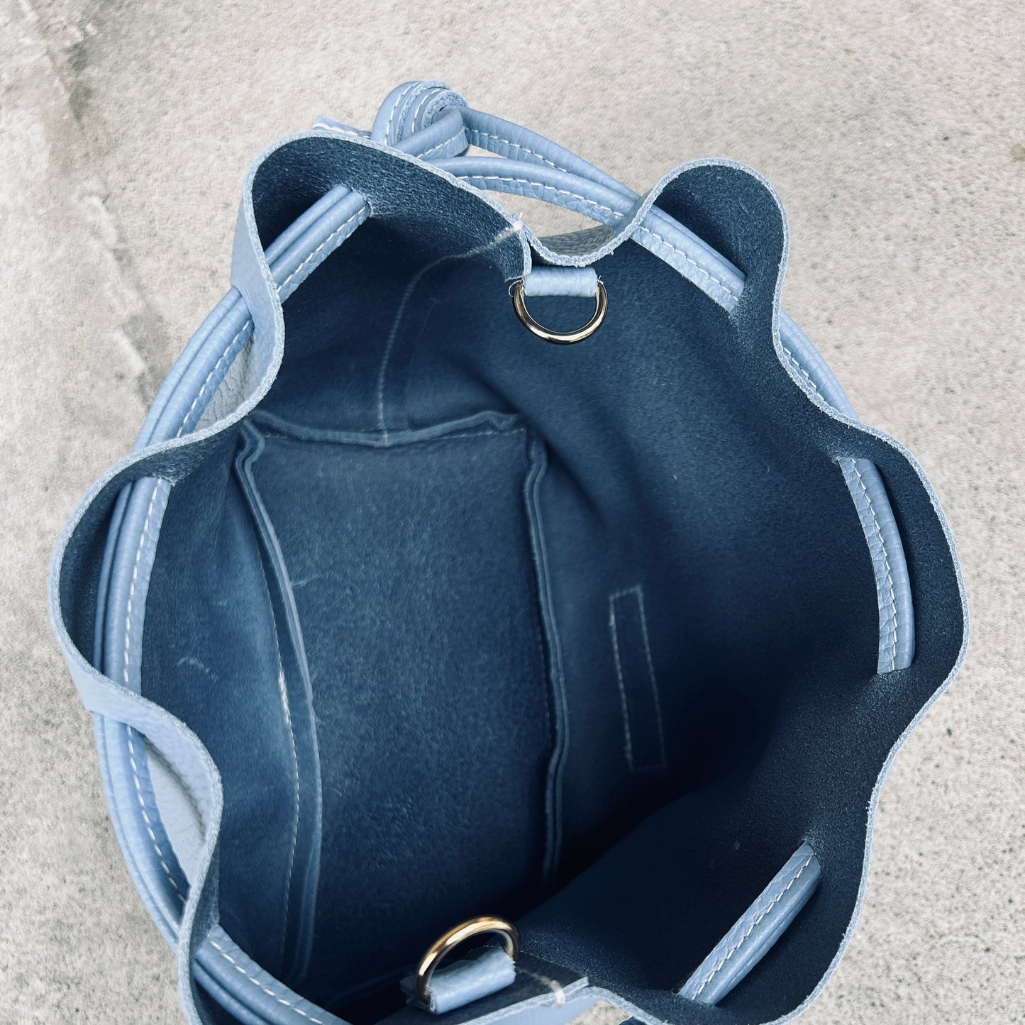 Cow Leather(Kinchaku)WATERFALL