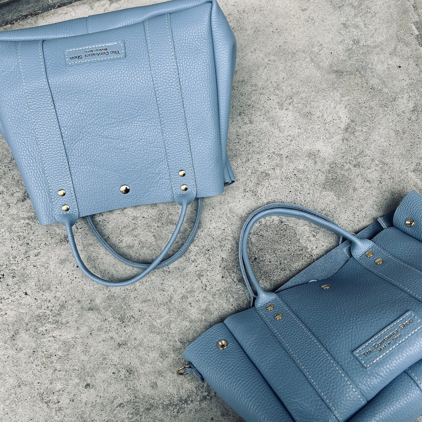 Cow Leather (Shallow Tote Size) WATERFALL