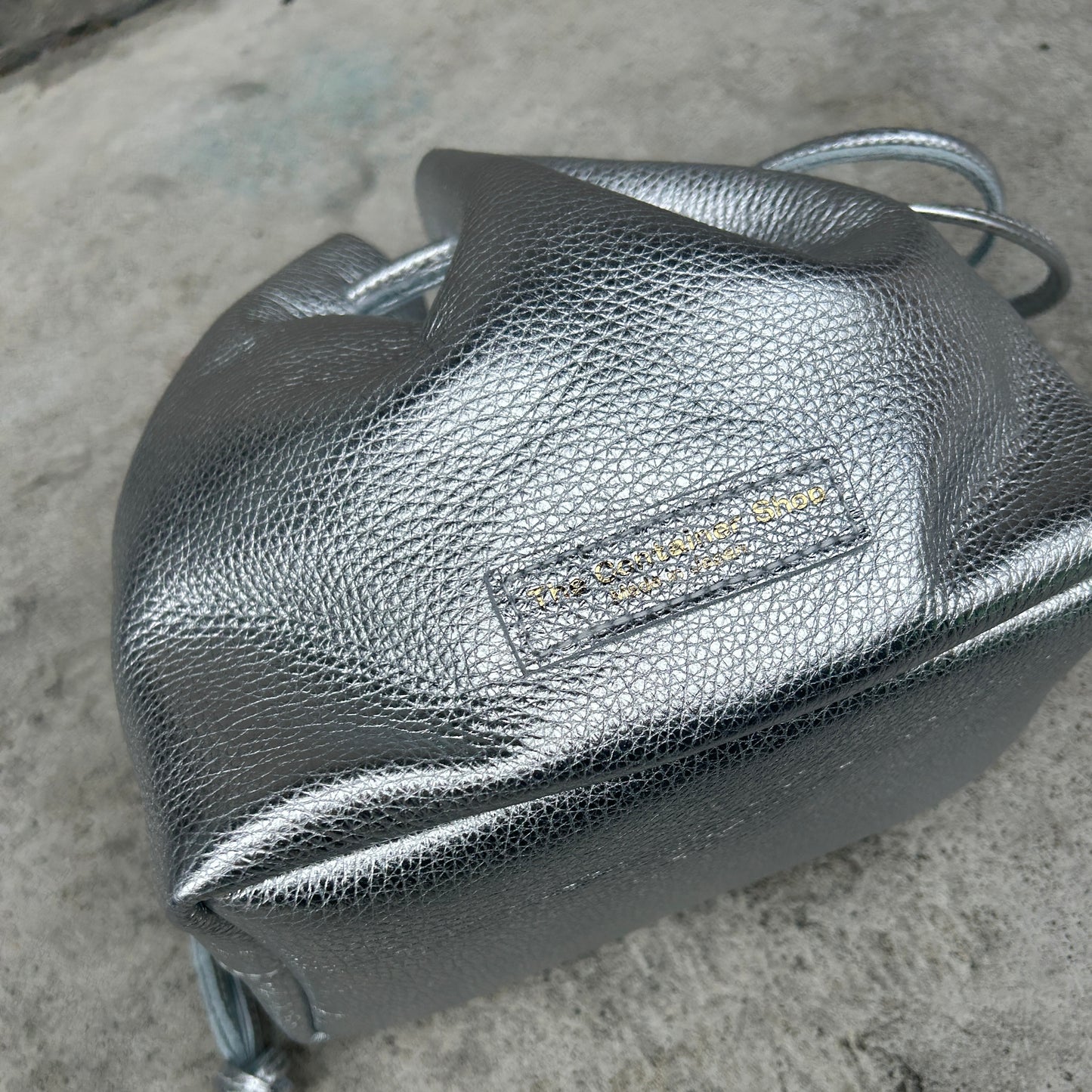 Cow Leather (Kinchaku) ARGENTO
