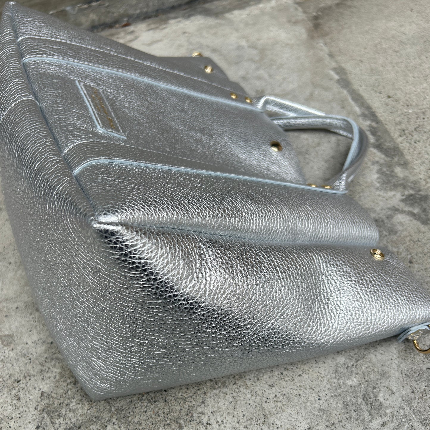 Cow Leather (Tote L size) ARGENTO