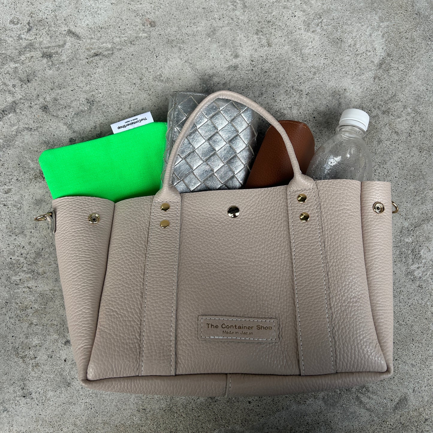 Cow Leather (Shallow Tote Size) DRIFTWOOD