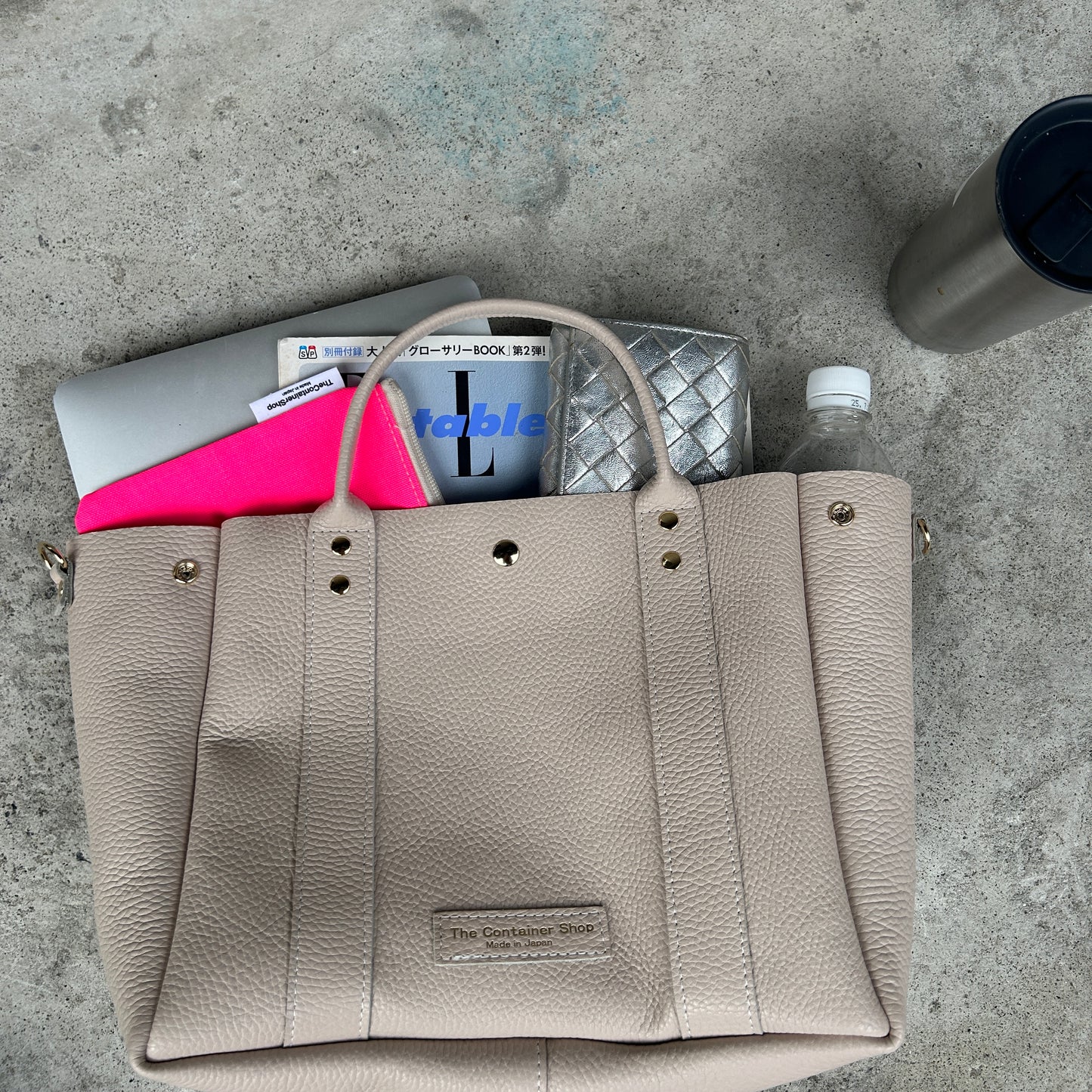Cow Leather(Tote Lサイズ)DRIFTWOOD