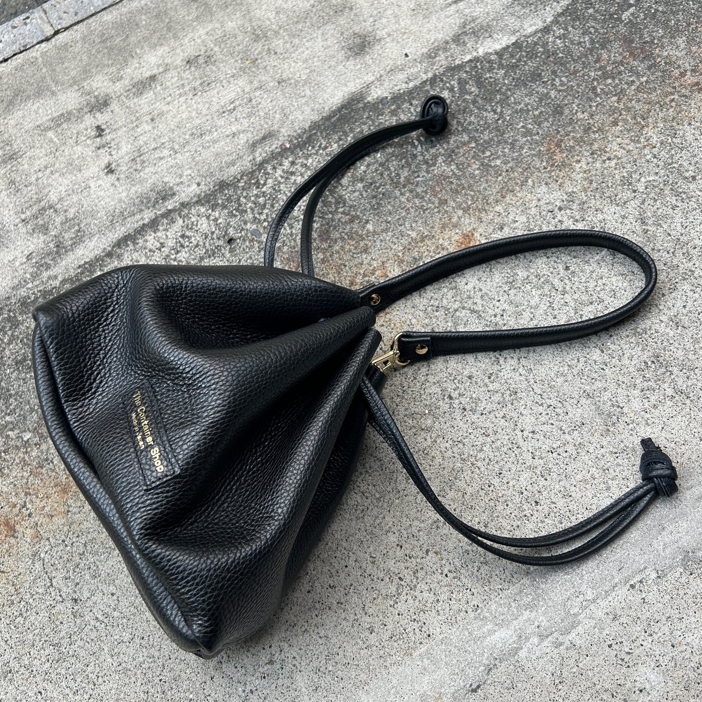 Cow Leather(Kinchaku) BLACK