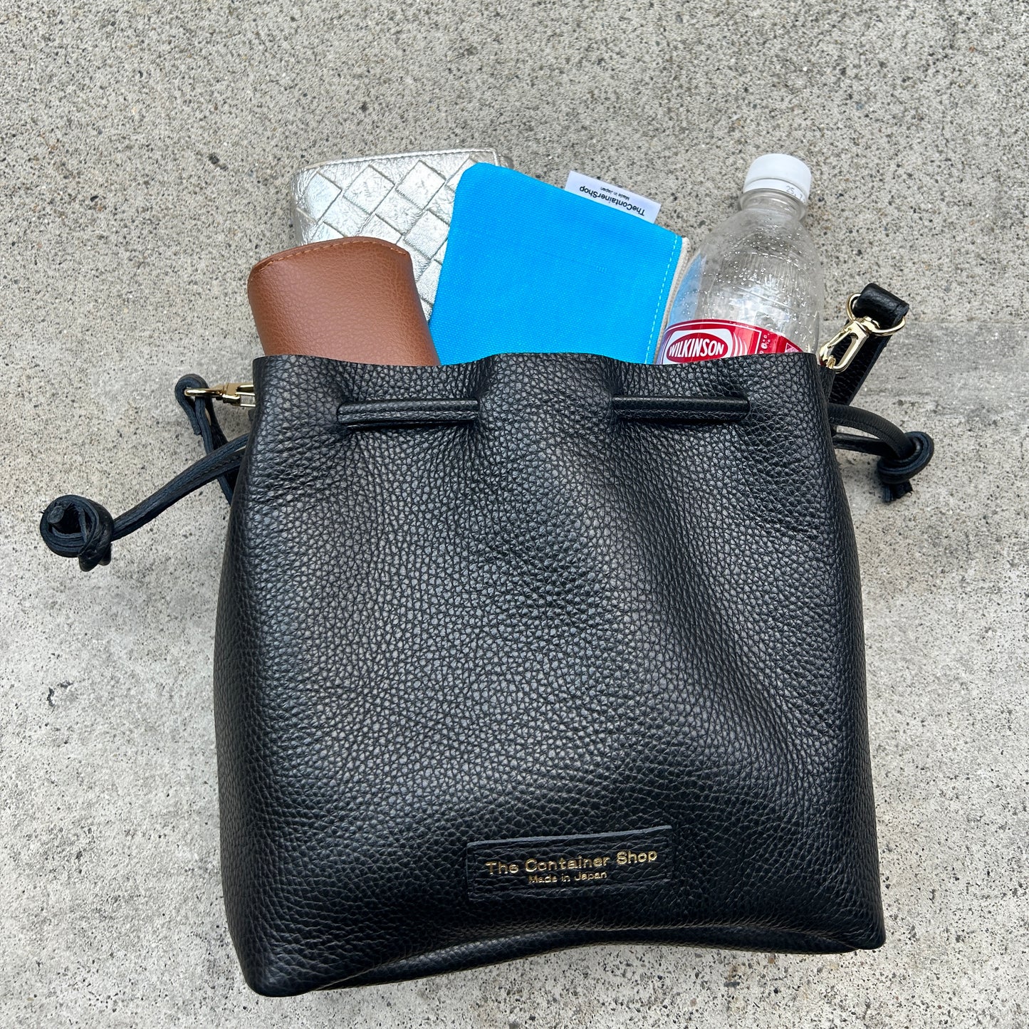 Cow Leather(Kinchaku) BLACK