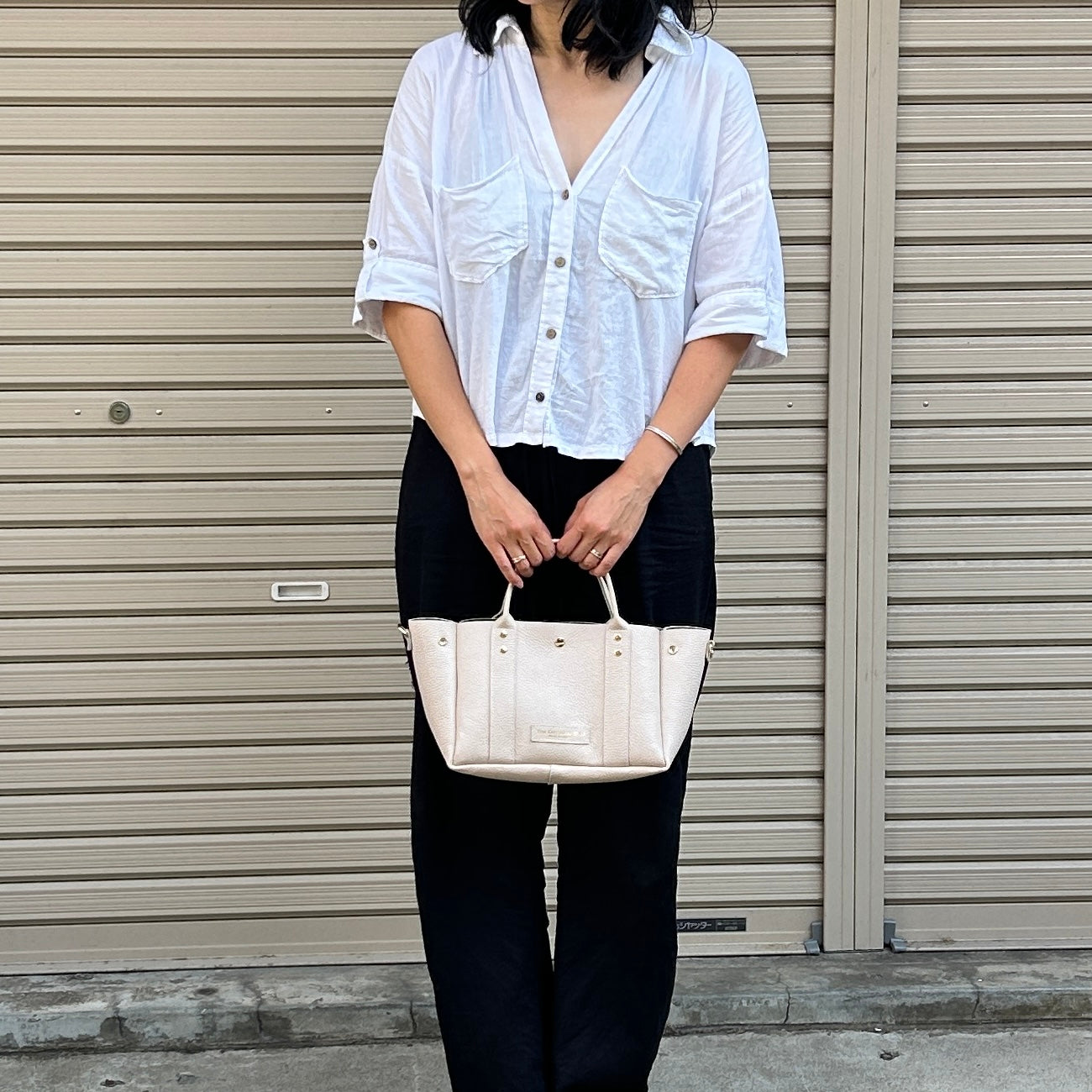 Cow Leather (Shallow Tote Size) DRIFTWOOD