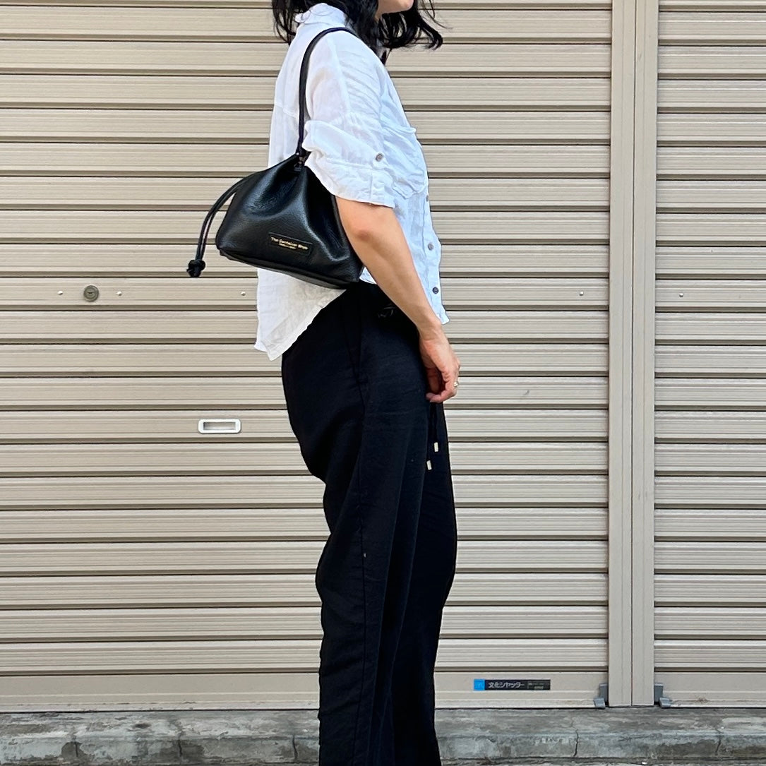 Cow Leather(Kinchaku) BLACK
