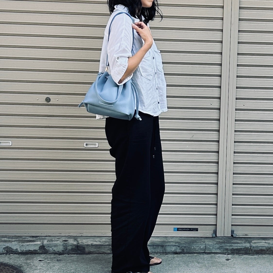 Cow Leather (Shallow Tote Size) WATERFALL