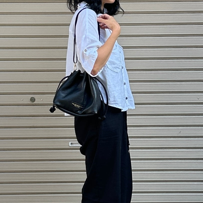 Cow Leather(Kinchaku) BLACK