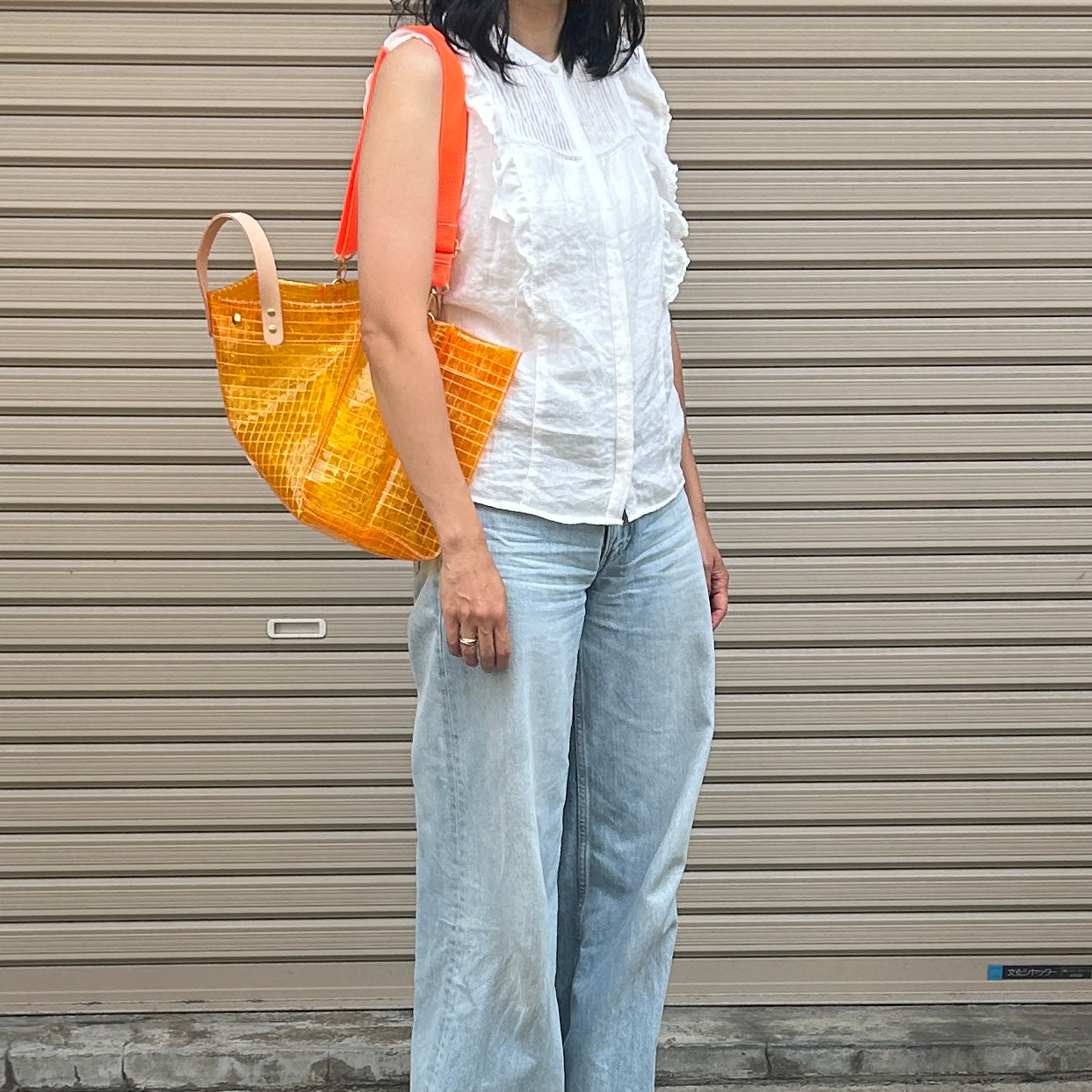 Industrial Materials/Tunned Leather/Tote Bag L