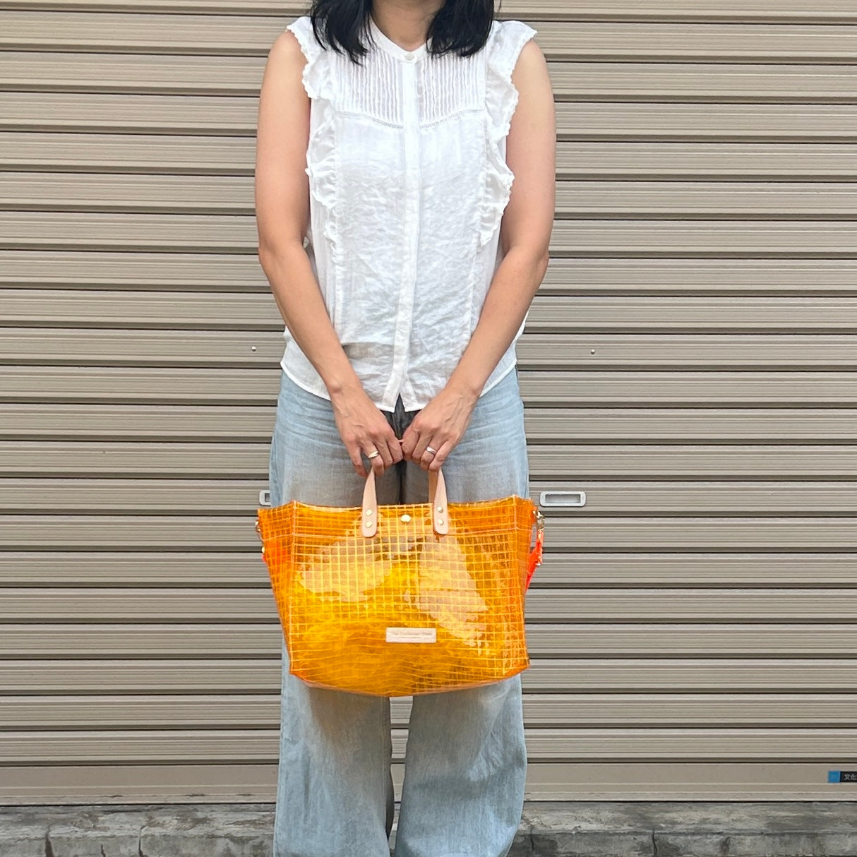 Industrial Materials/Tunned Leather/Tote Bag L