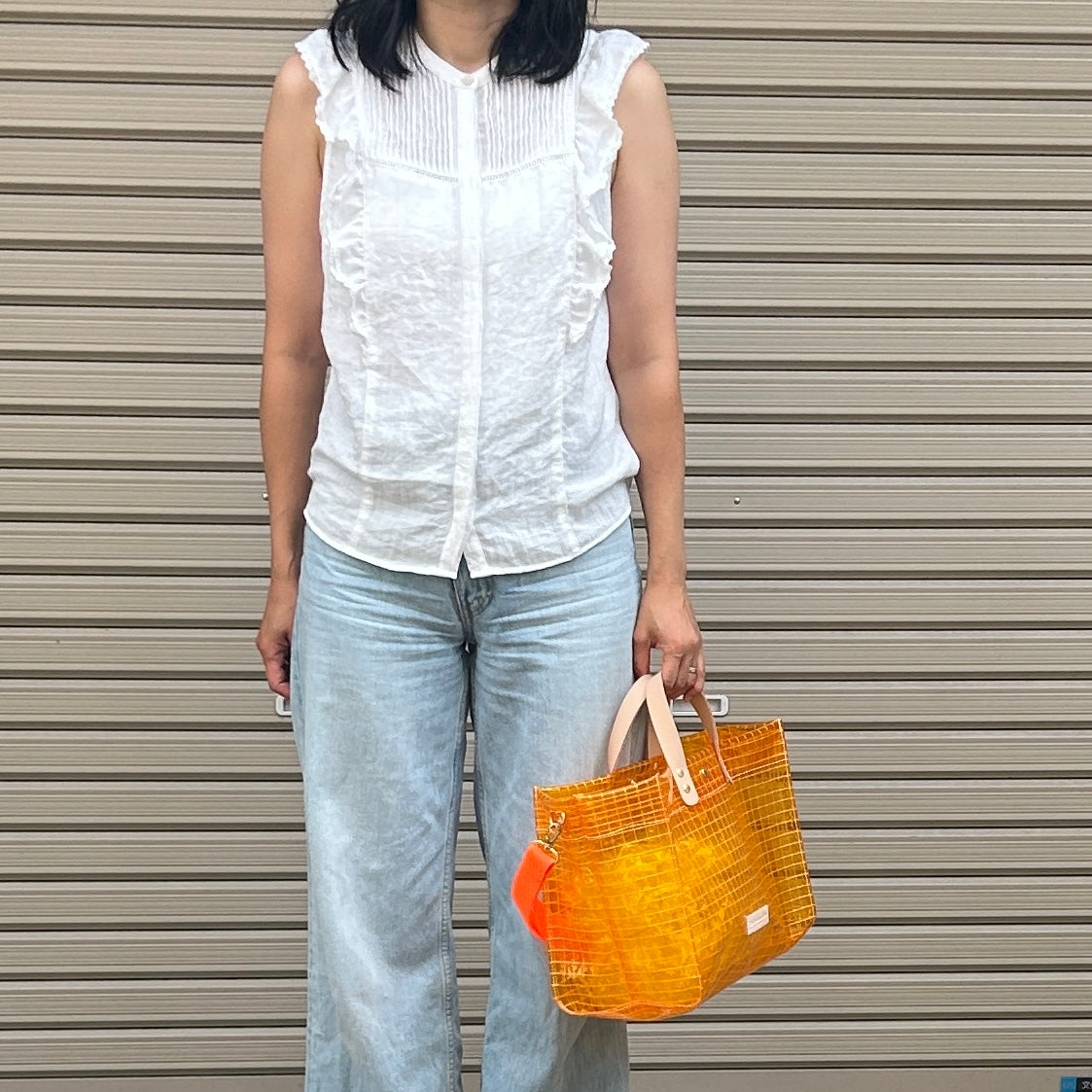 Industrial Materials/Tunned Leather/Tote Bag L