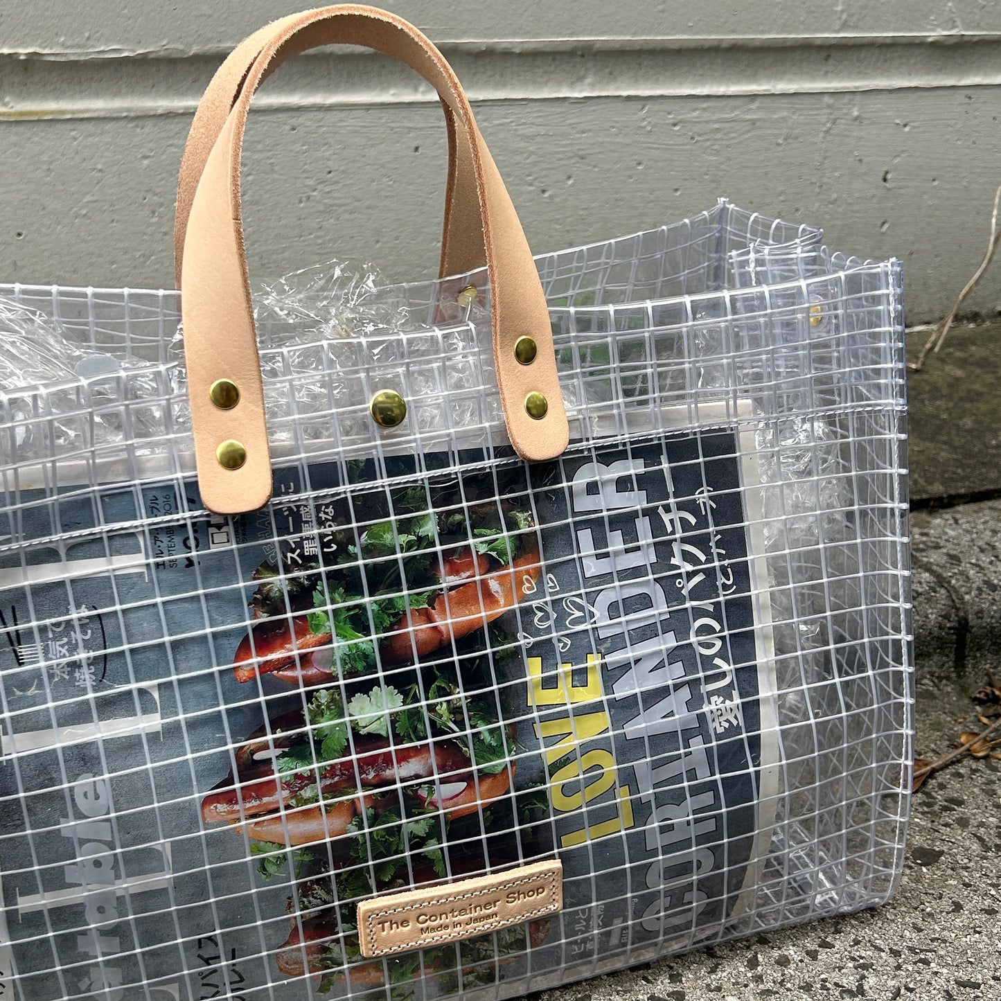 Industrial Materials/Tunned Leather/Tote Bag L