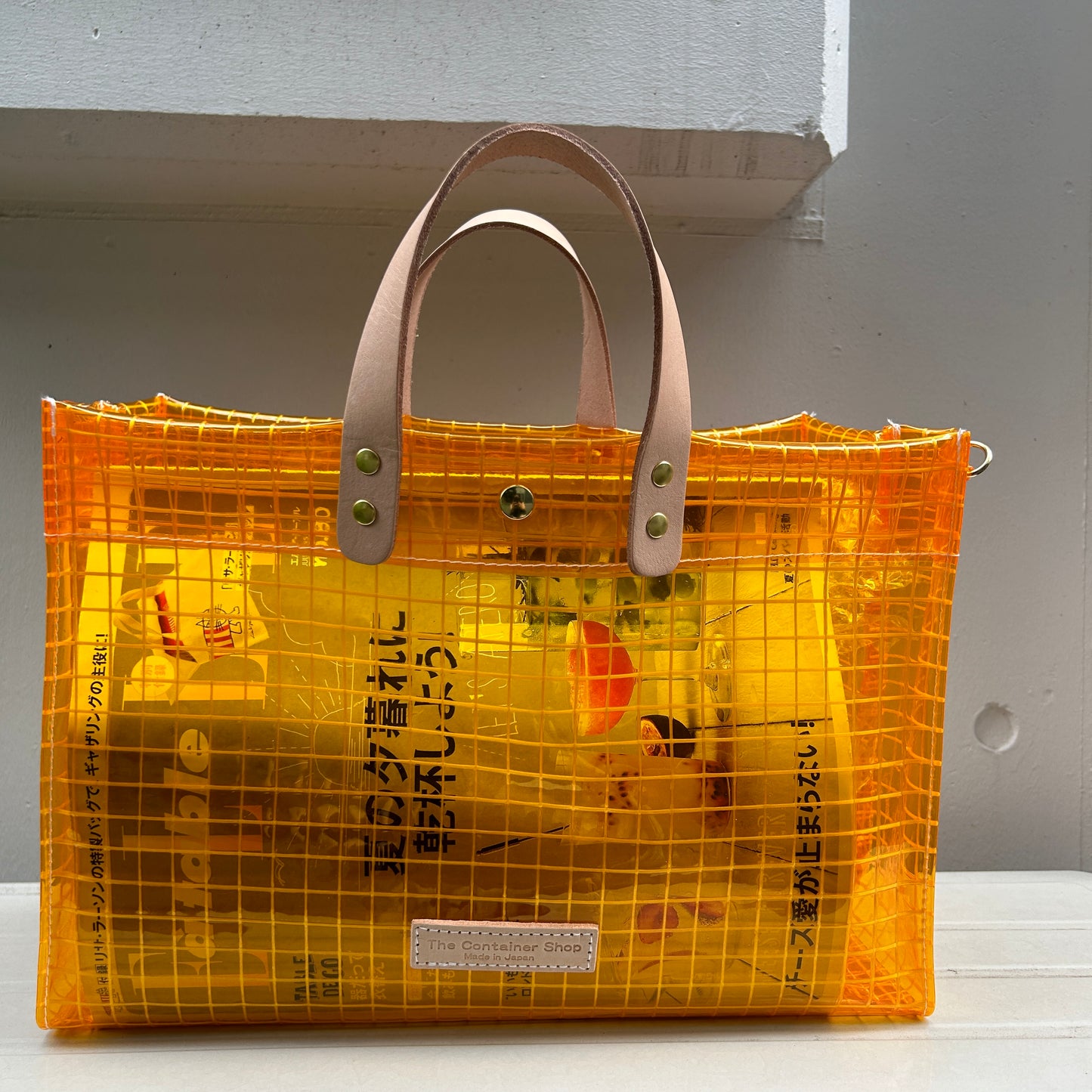 Industrial Materials/Tunned Leather/Tote Bag L