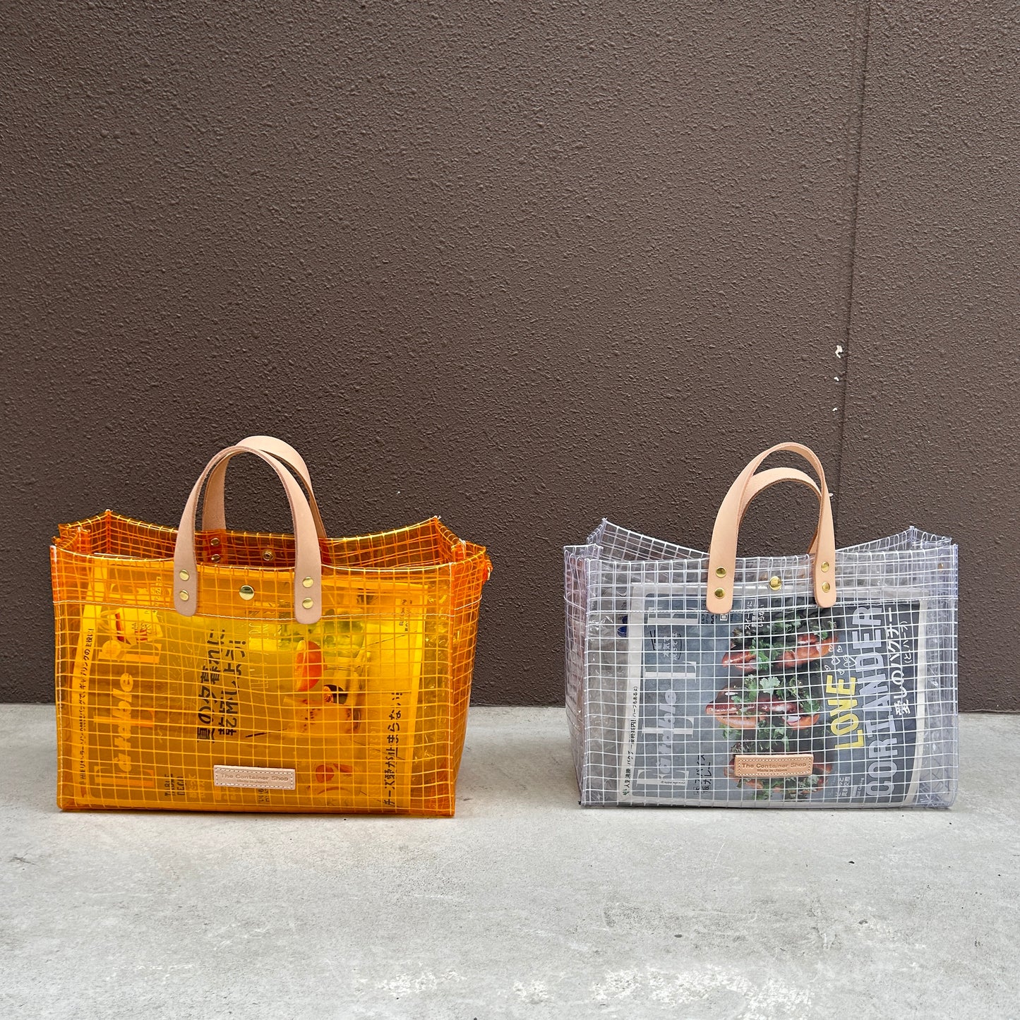 Industrial Materials/Tunned Leather/Tote Bag L