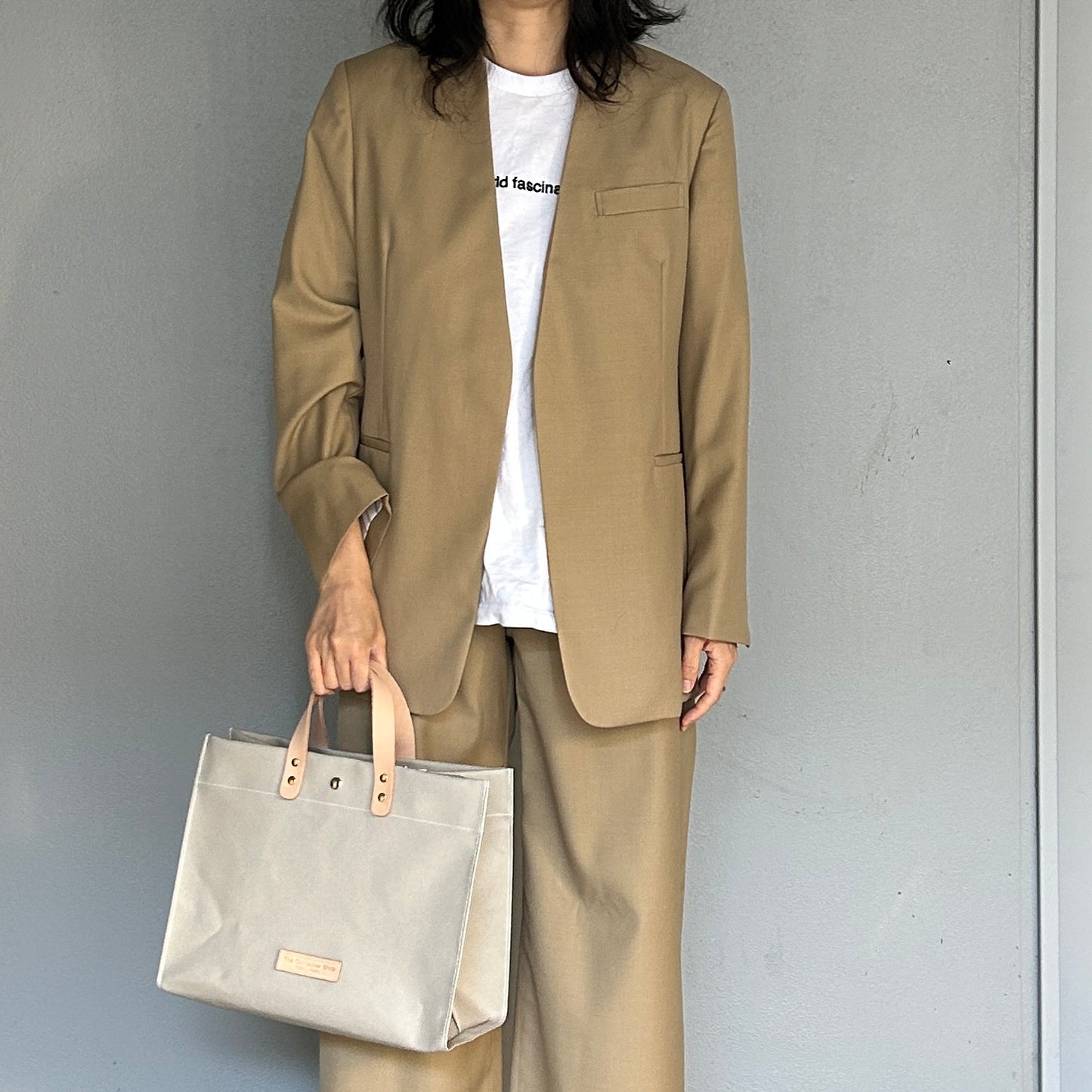 「軽くて拭ける」Coated PVC(レクタングルL)SILVER GREY(