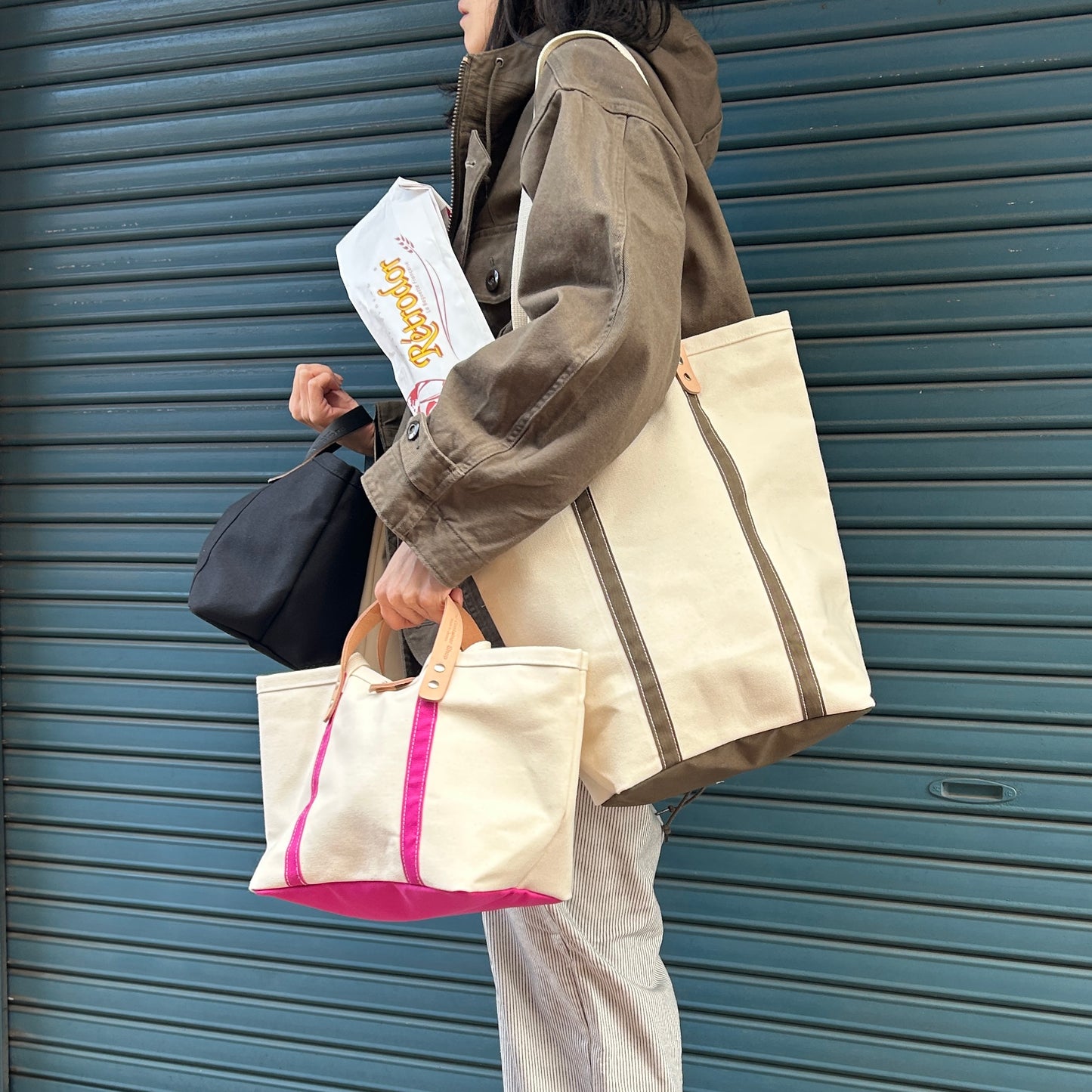 <販売終了>Grocery Bag(Tote L) CHARCOAL GREY