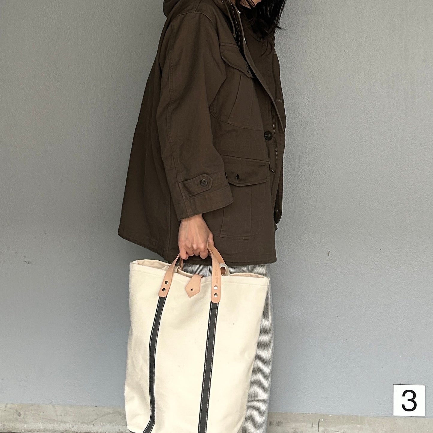 <販売終了>Grocery Bag(Tote HM) KAHKI