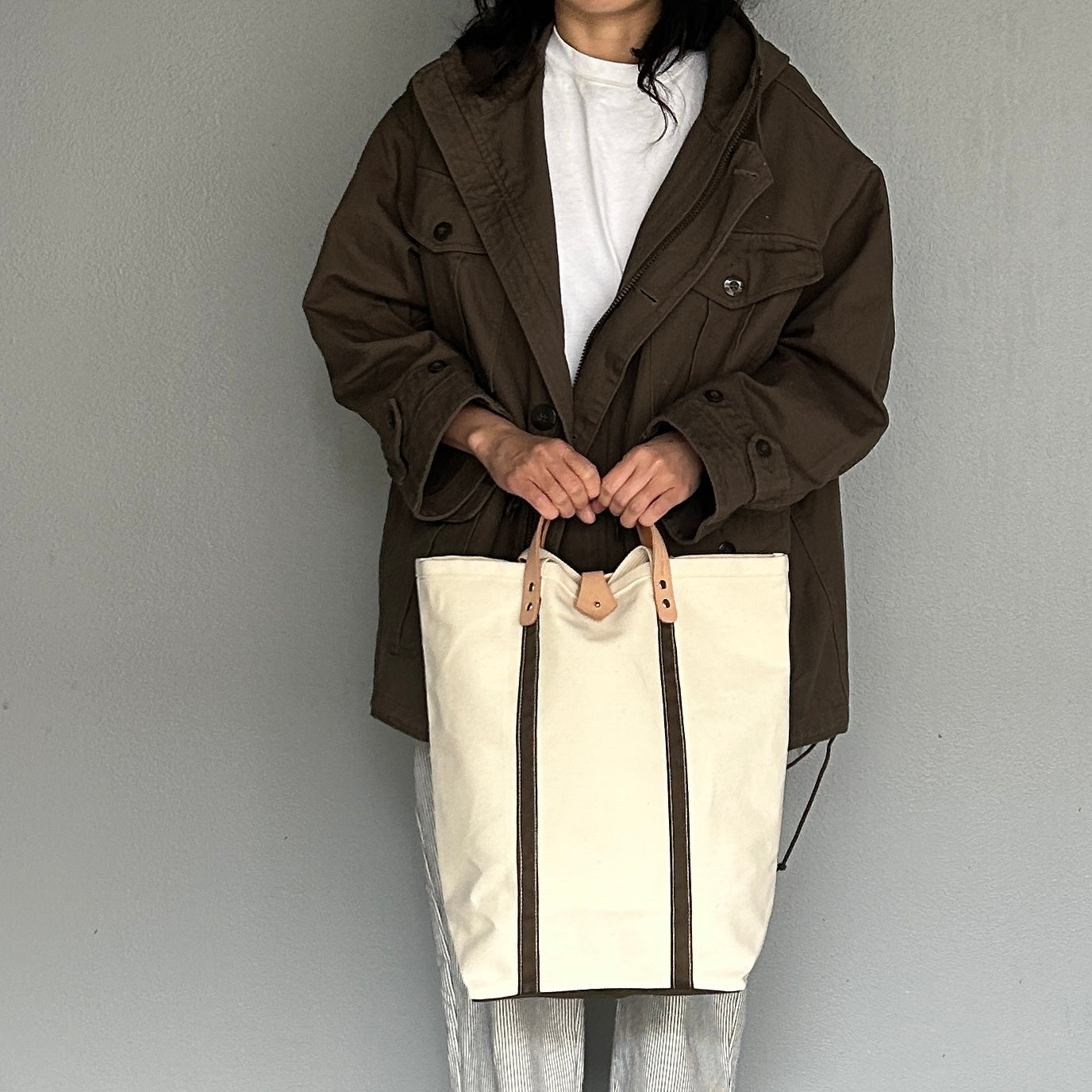 <販売終了>Grocery Bag(Tote HM) KAHKI