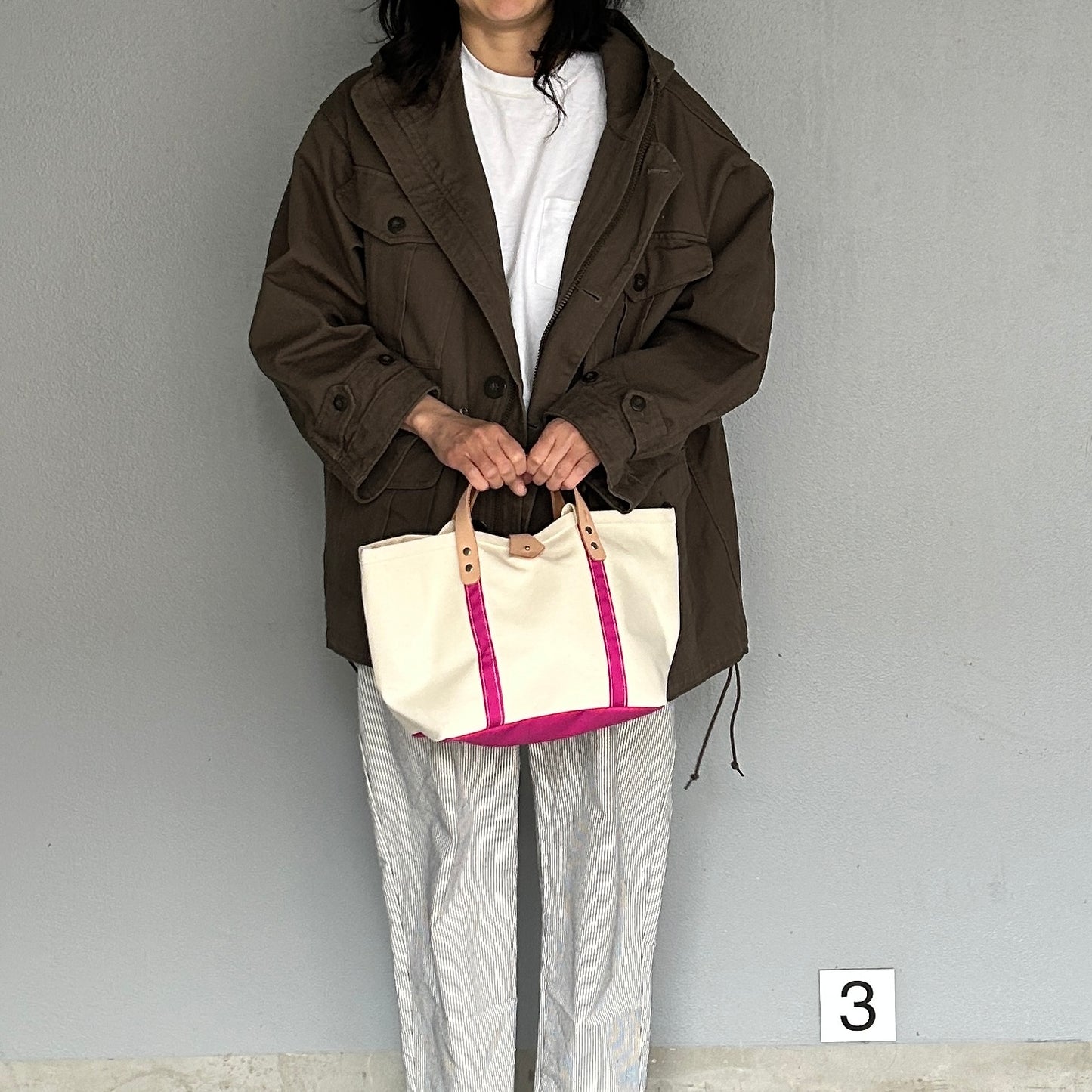 <販売終了>Grocery Bag(Tote M) FUCHSIA PINKPINK