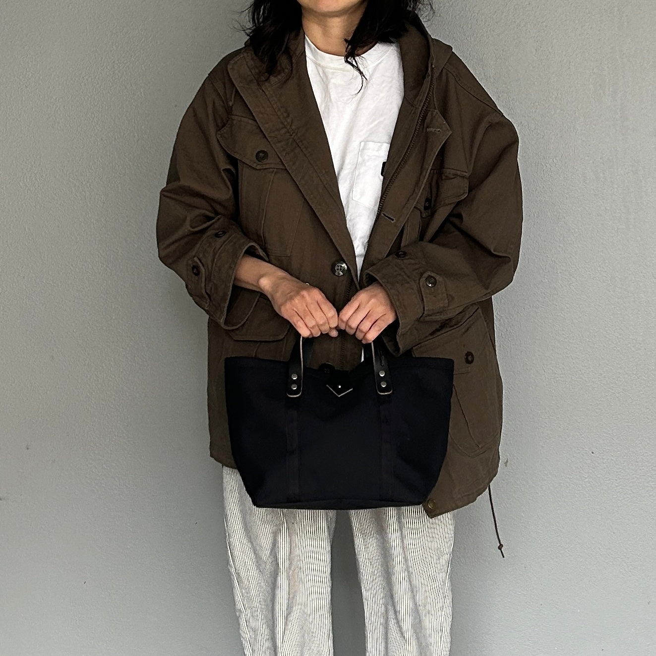 Grocery Bag(Tote M) BLACK