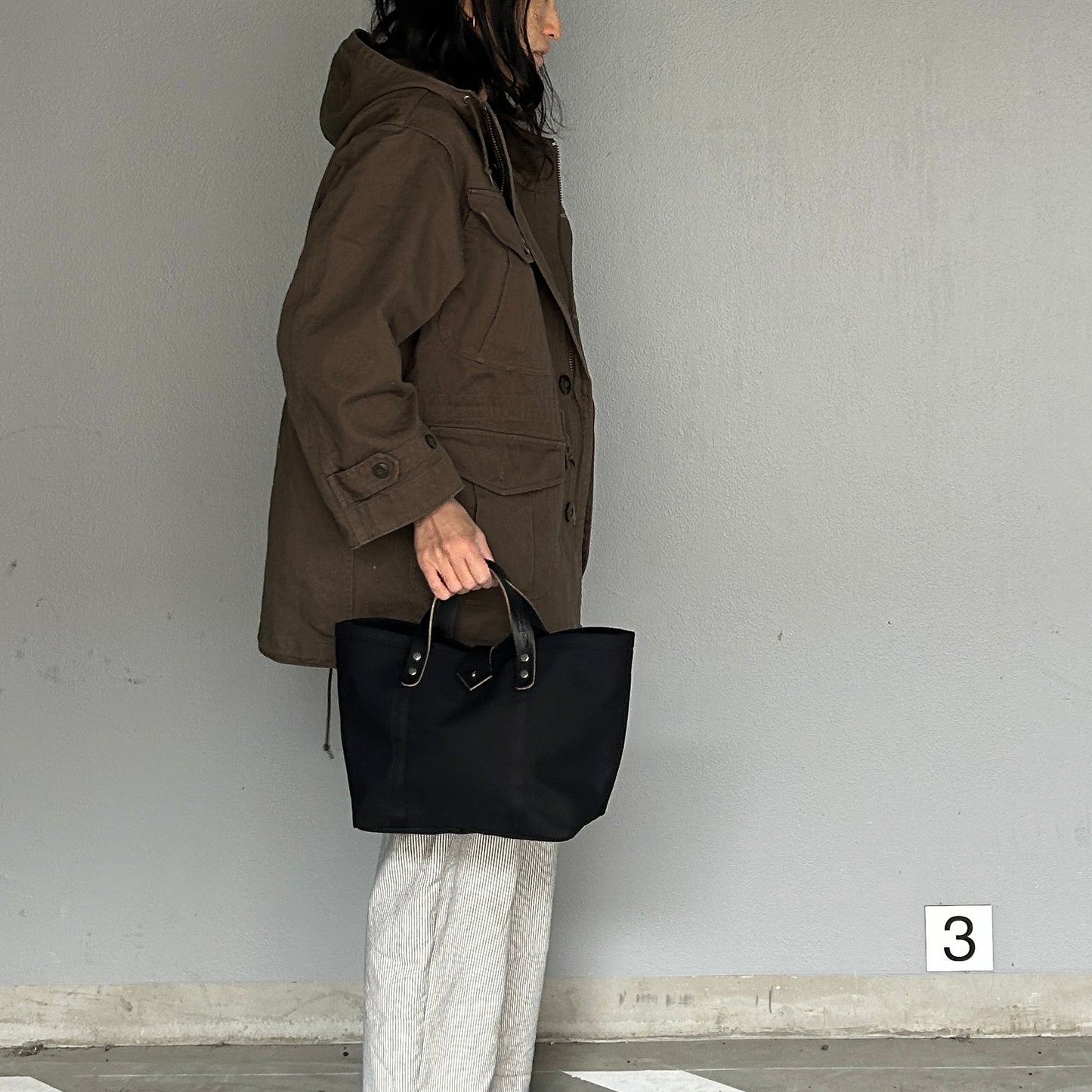 Grocery Bag(Tote M) BLACK