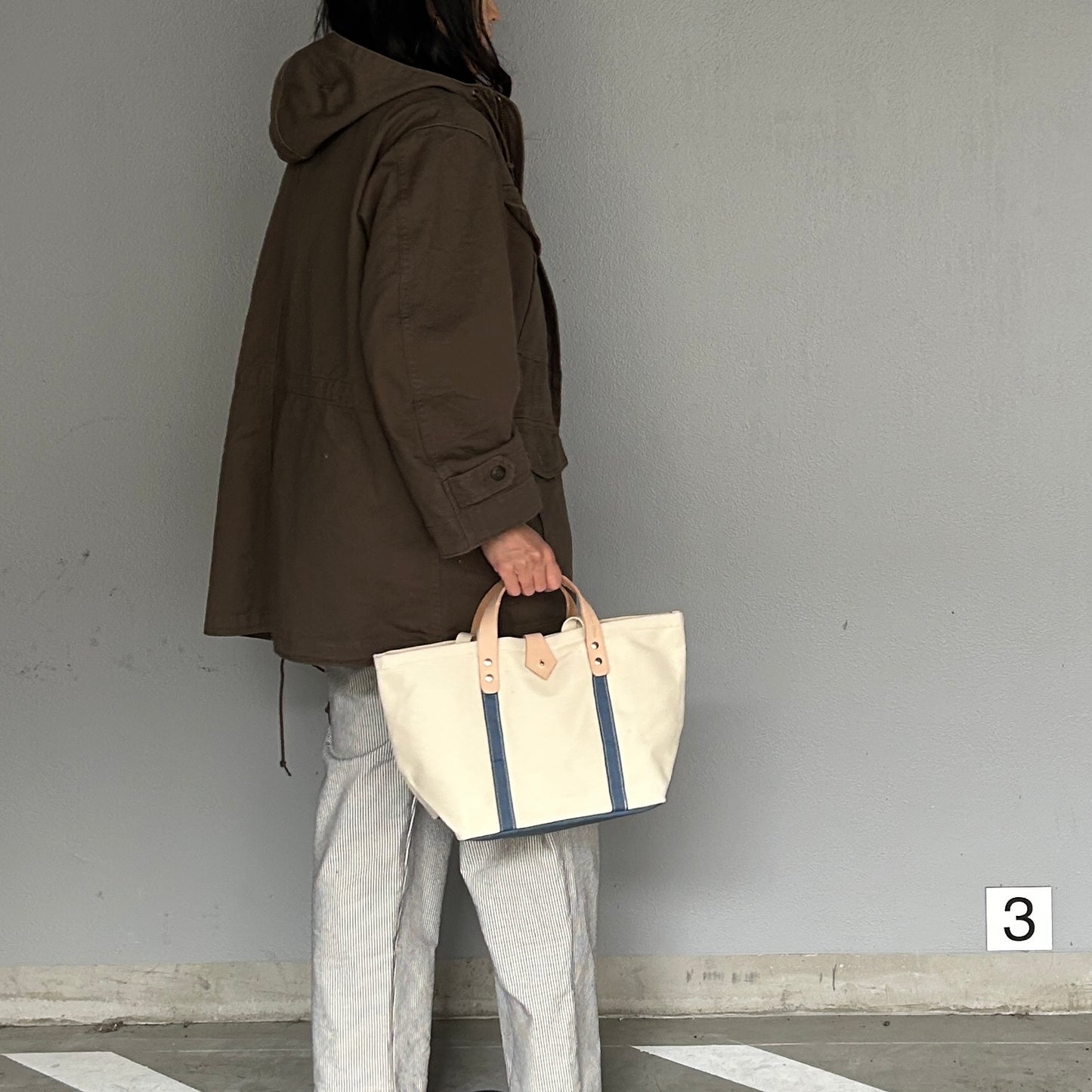 Grocery Bag(Tote M) CHARCOAL GREY