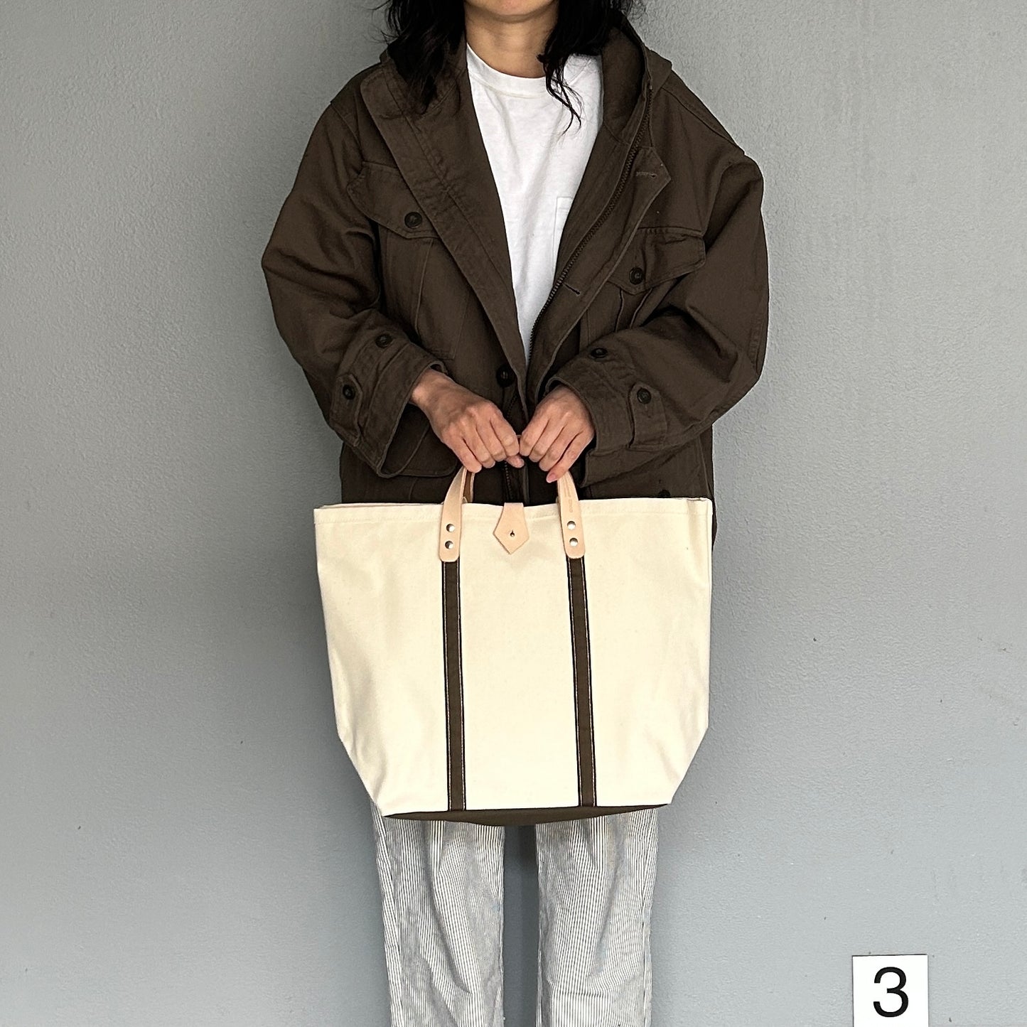 Grocery Bag(Tote L) CHARCOAL GREY