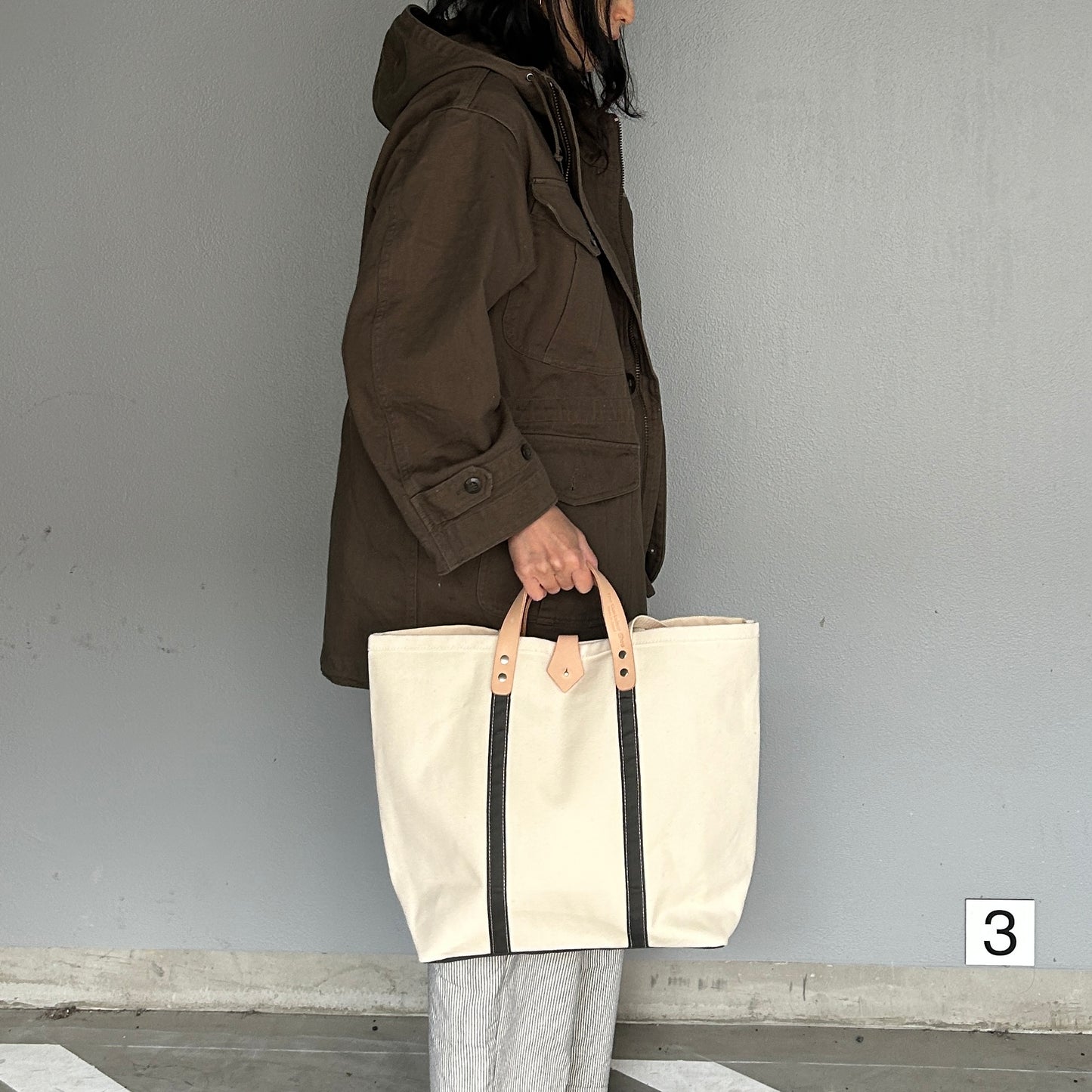 Grocery Bag(Tote L) CHARCOAL GREY