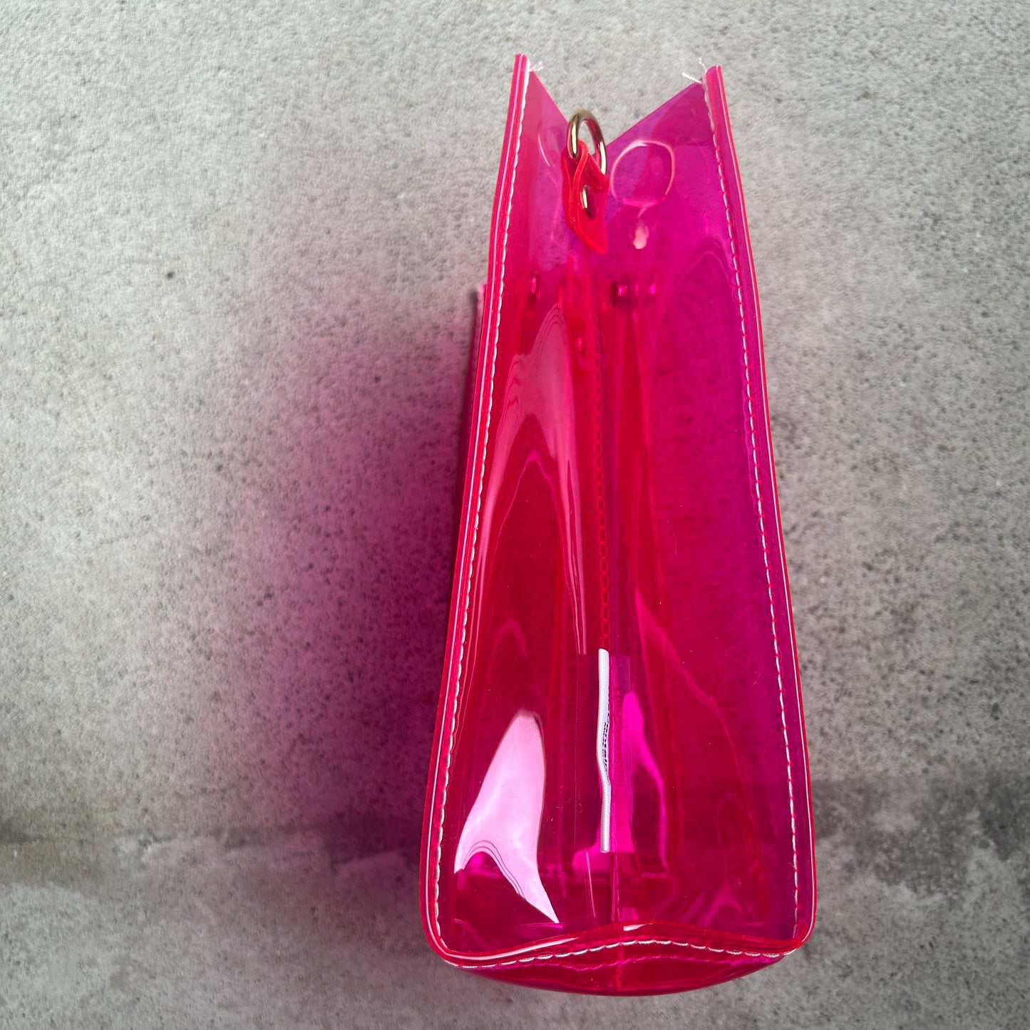 Colored PVC/Tumbler Pochette Pink>