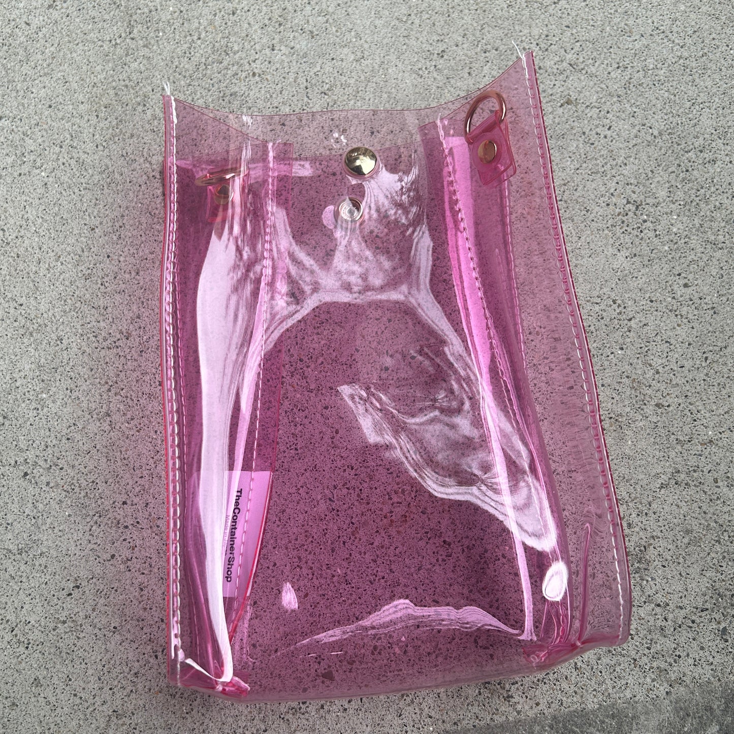 Colored PVC/Tumbler Pochette Light Pink