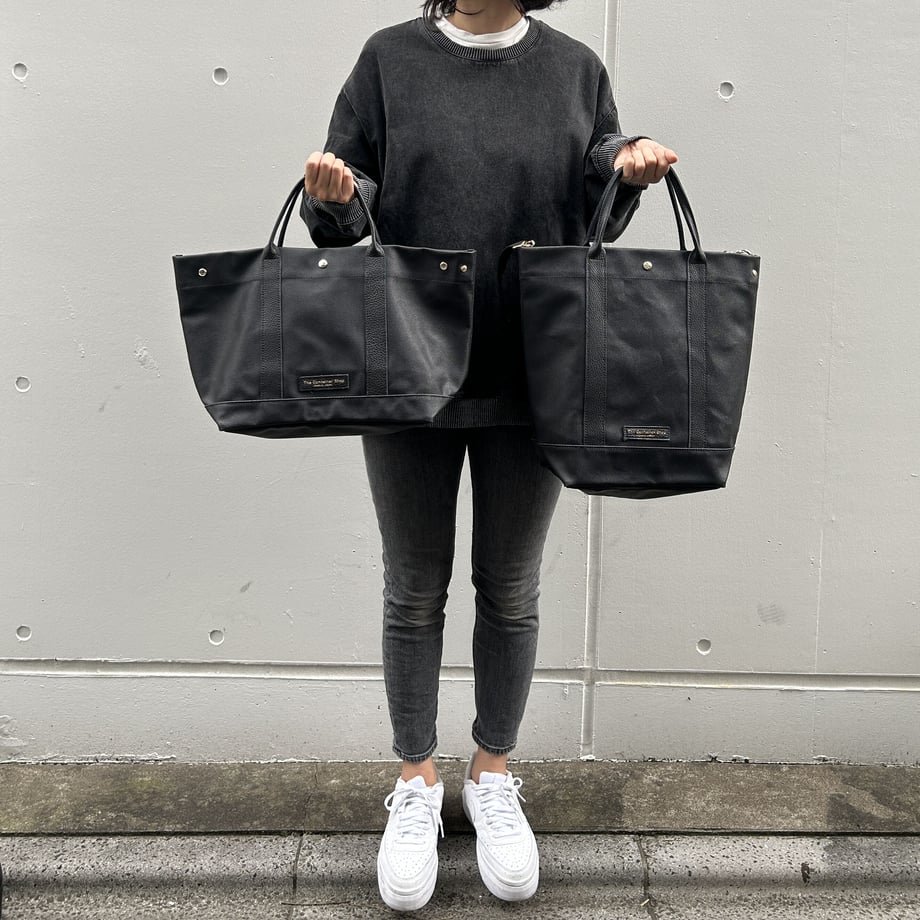 残1)「軽くて拭ける」Coated PVC(TOTE M) Black