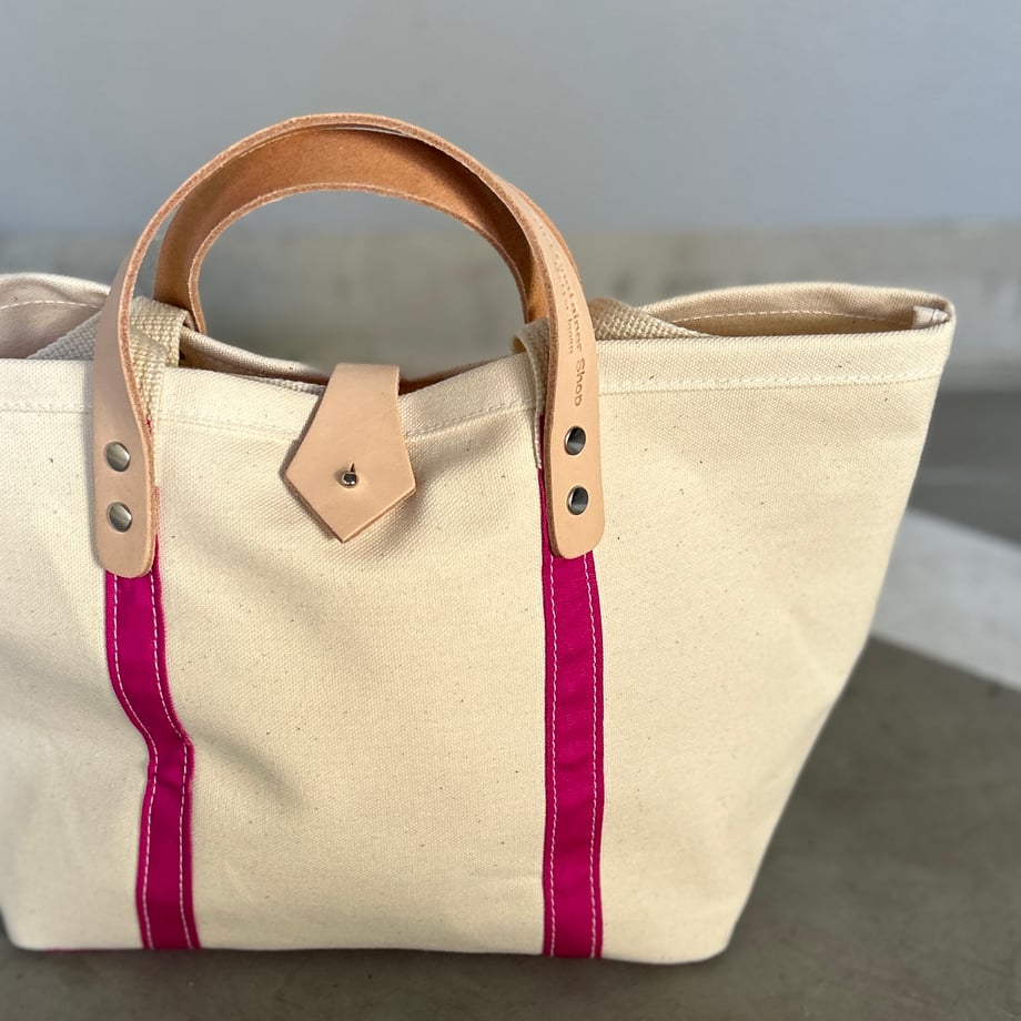 <販売終了>Grocery Bag(Tote M) FUCHSIA PINKPINK