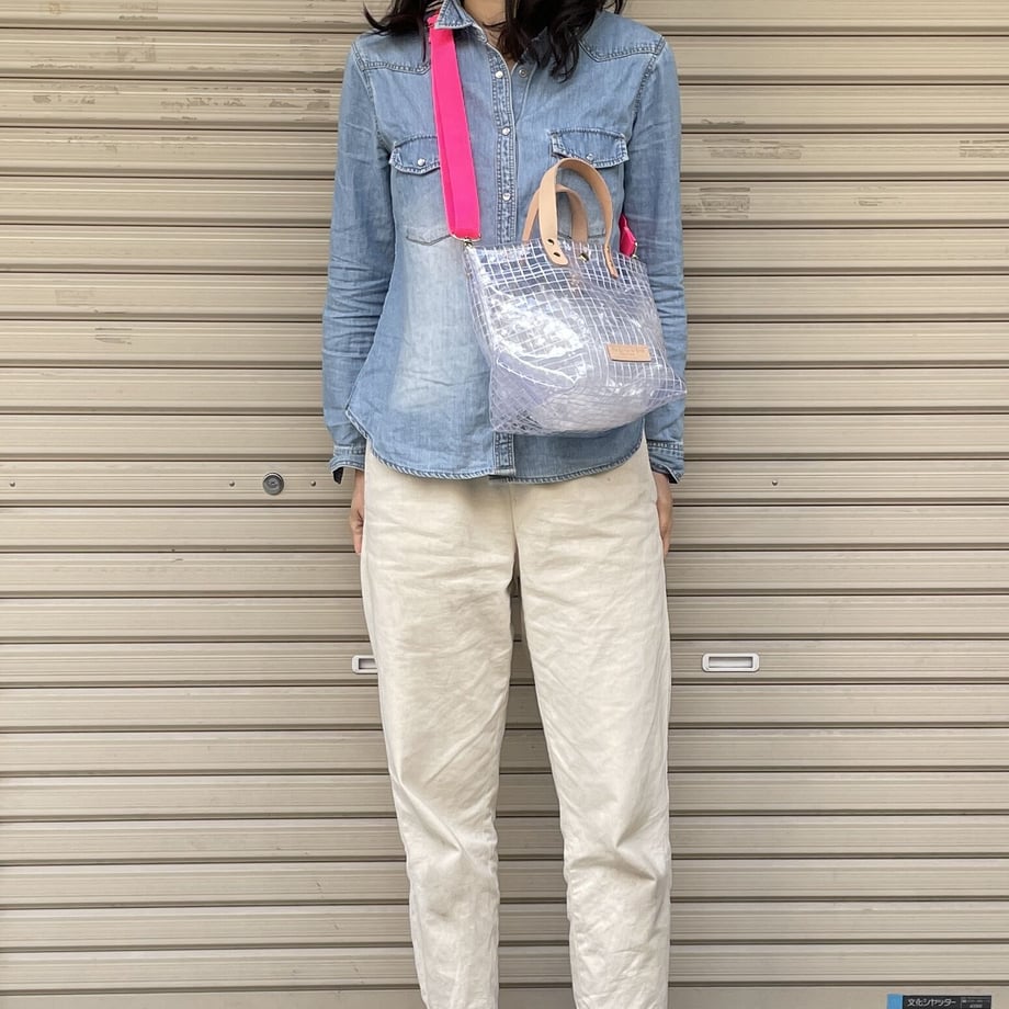 "Clear Bag" Industrial Materials(Tanned Leather)/WM