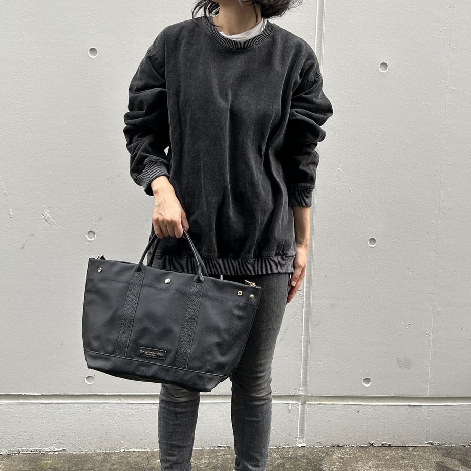 残1)「軽くて拭ける」Coated PVC(TOTE M) Black