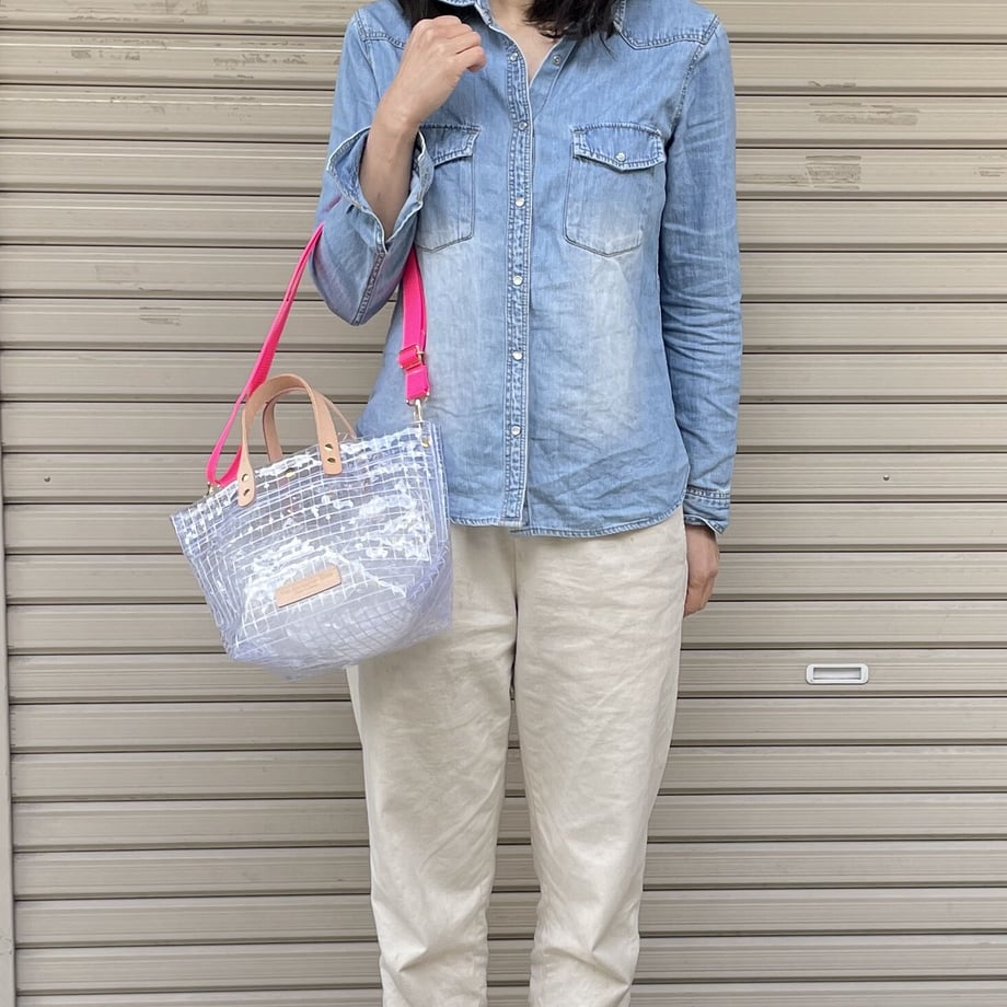"Clear Bag" Industrial Materials(Tanned Leather)/WM