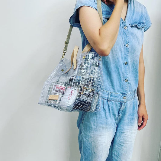 "Clear Bag" Industrial Materials(Tanned Leather)/SQ