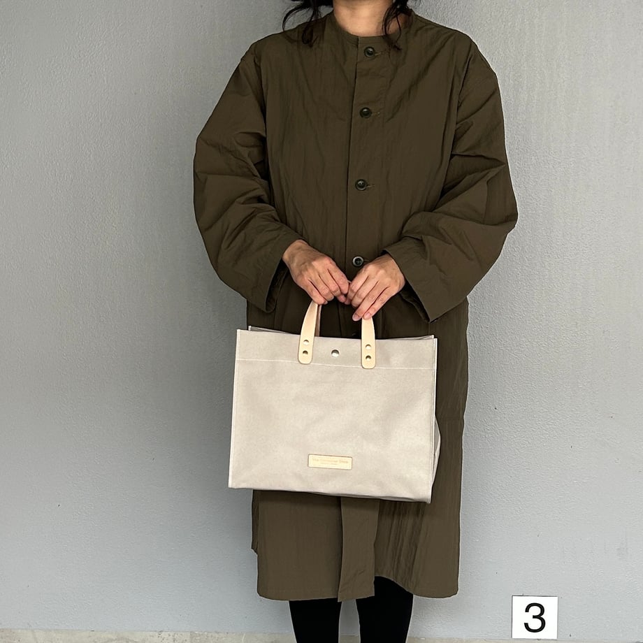 「軽くて拭ける」Coated PVC(レクタングルL)SILVER GREY(