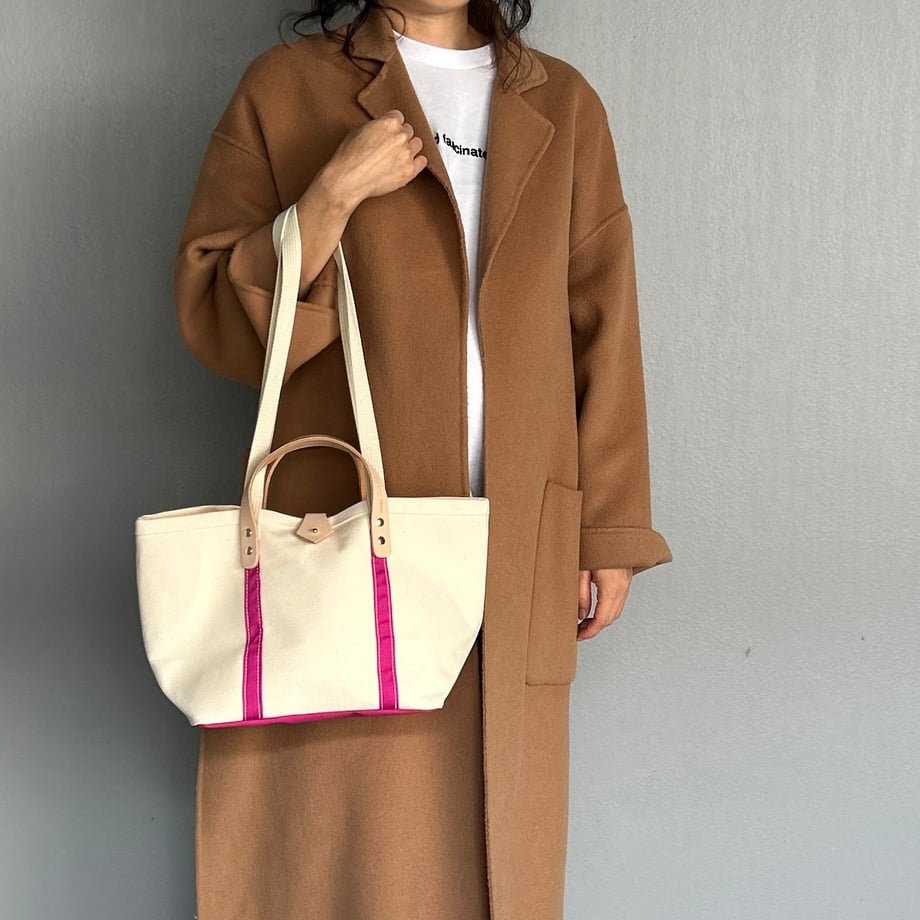 <販売終了>Grocery Bag(Tote M) FUCHSIA PINKPINK