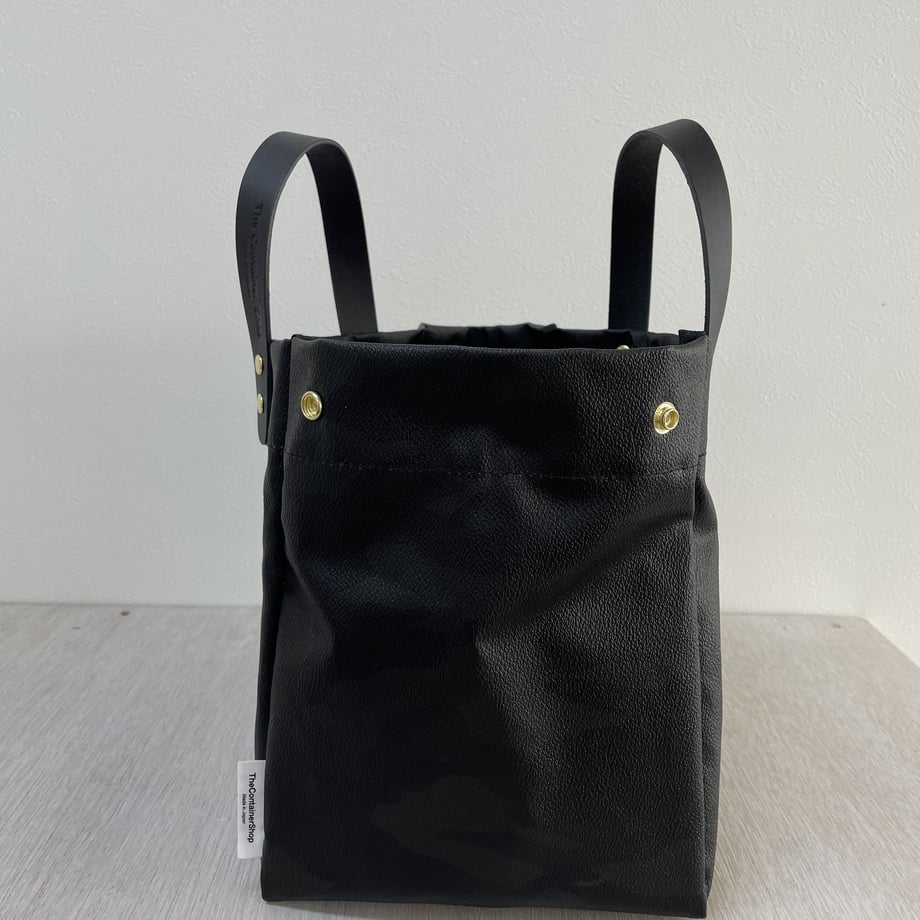 Lightweight and easy to wipe Coated PVC (SQ) BLACK Camouflage