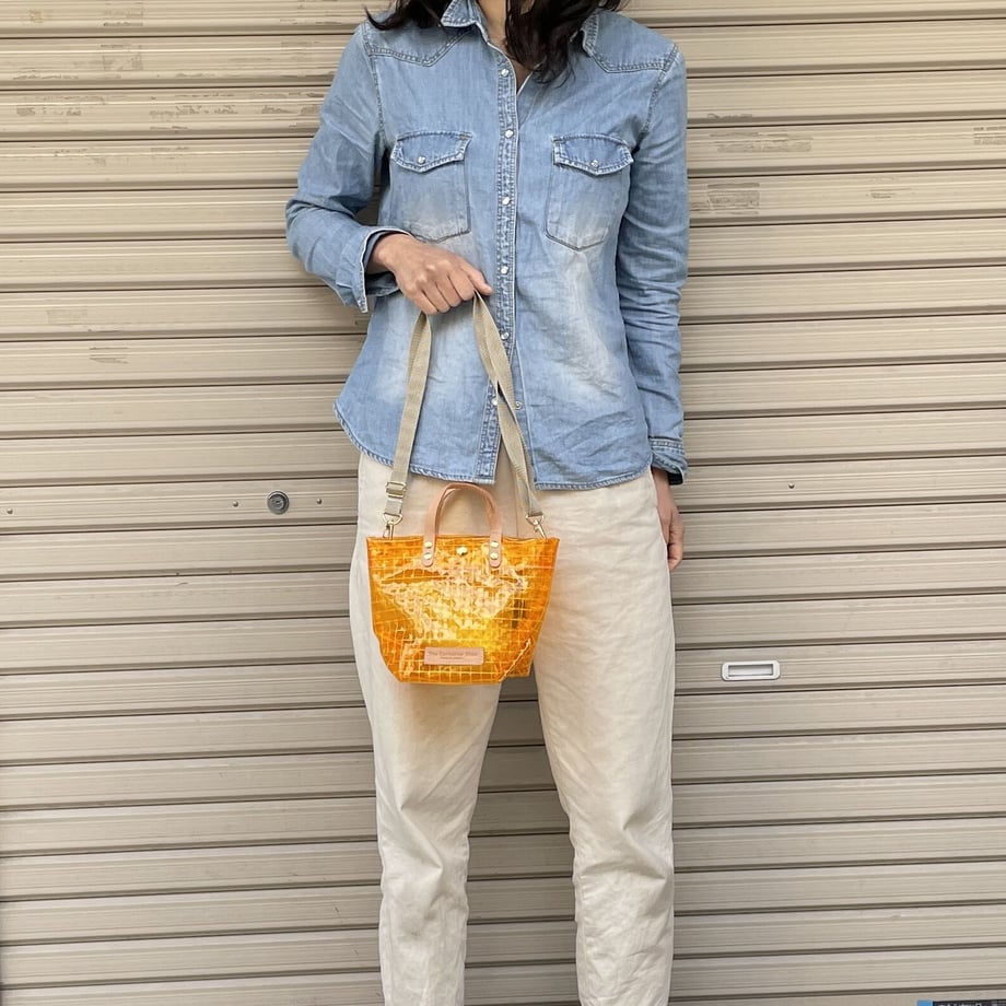 "Clear Bag" Industrial Materials(Tanned Leather)/WS